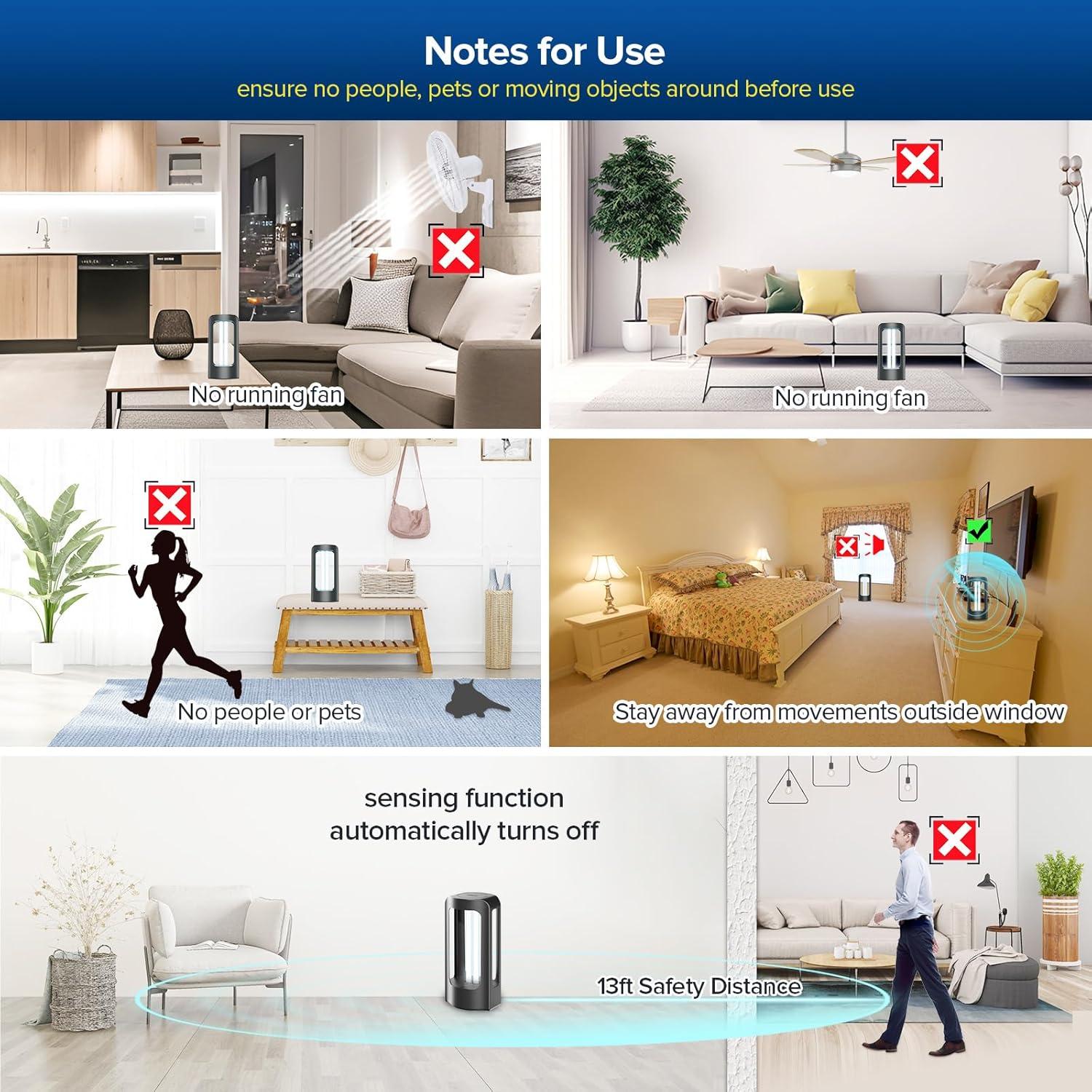 Lámpara UV Desinfectante SANSI 27W Control Remoto 99.9% Eficaz