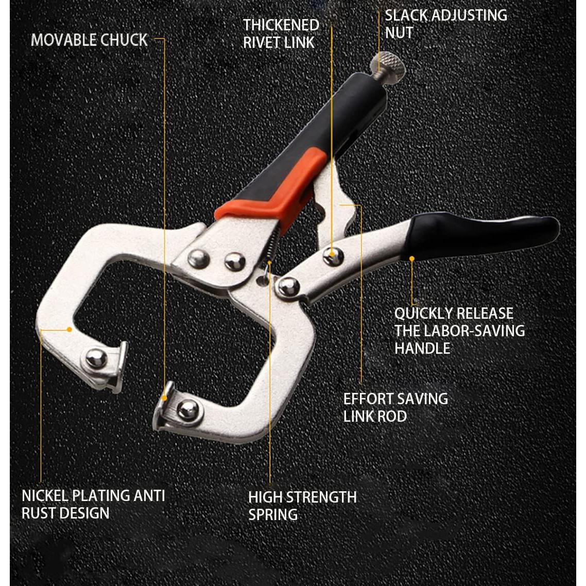 Abrazadera C-Clamp MIKMAYTOO 6" (15.24 cm) Metal Pesada