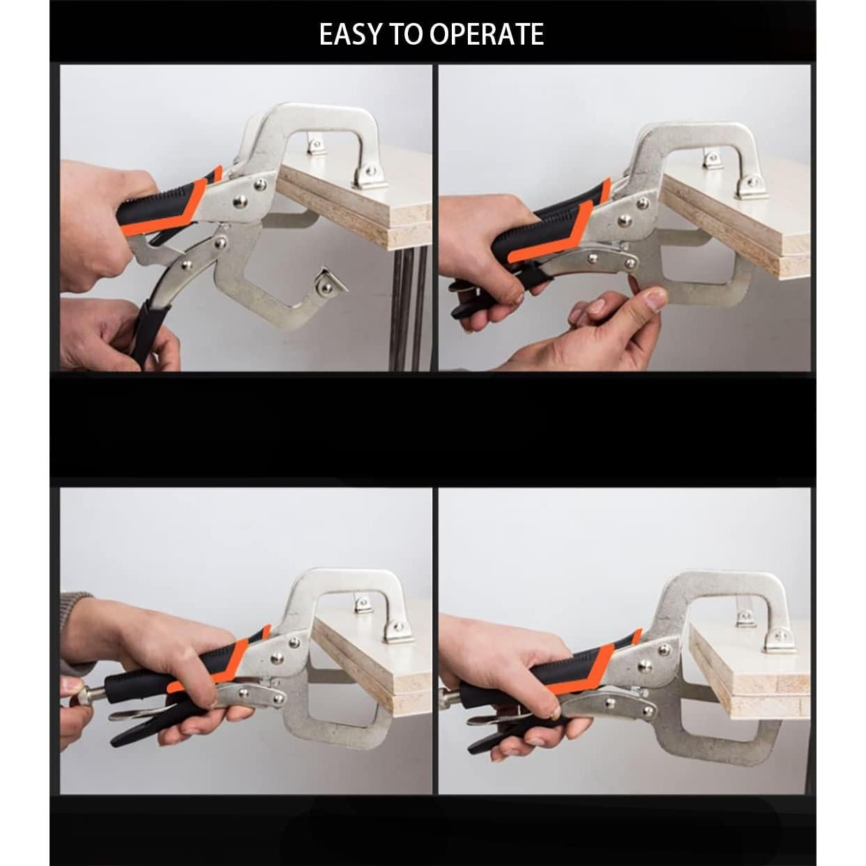 Abrazadera C-Clamp MIKMAYTOO 6" (15.24 cm) Metal Pesada