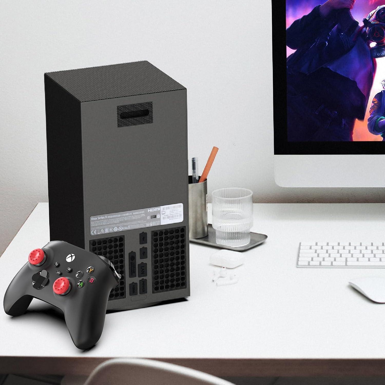 Filtro de Polvo para Xbox Series X - 8 Tapones y 4 Mallas