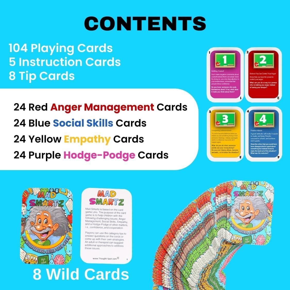 Juego de Cartas Mad Smartz para Habilidades Sociales