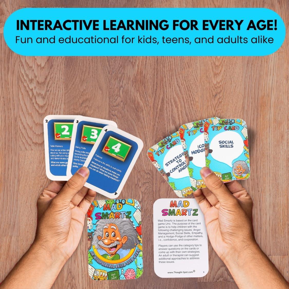 Juego de Cartas Mad Smartz para Habilidades Sociales