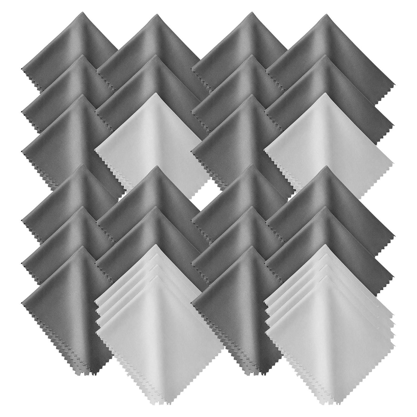 Paño de limpieza AAWipes 30 microfibra 15x18 cm 10 blancos 20 grises