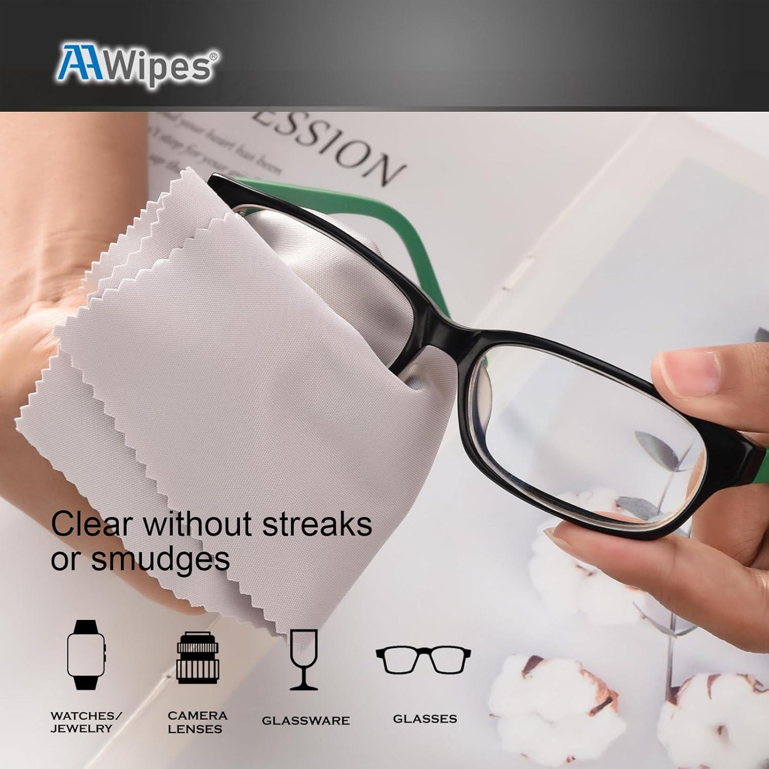 Paño de limpieza AAWipes 30 microfibra 15x18 cm 10 blancos 20 grises