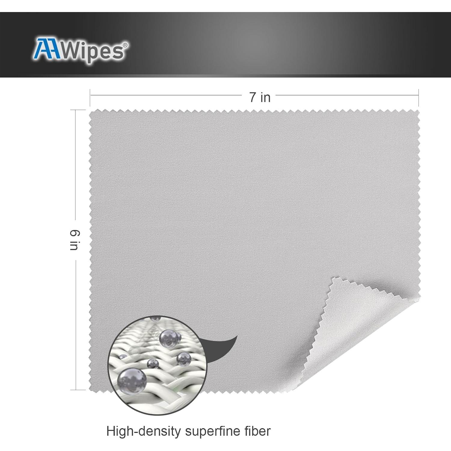 Paño de limpieza AAWipes 30 microfibra 15x18 cm 10 blancos 20 grises
