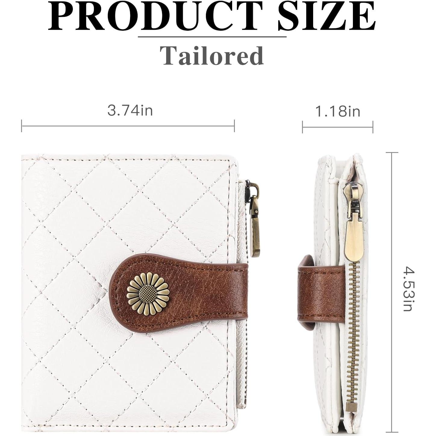 Billetera FALAN MULE Bifold RFID de Cuero para Mujeres