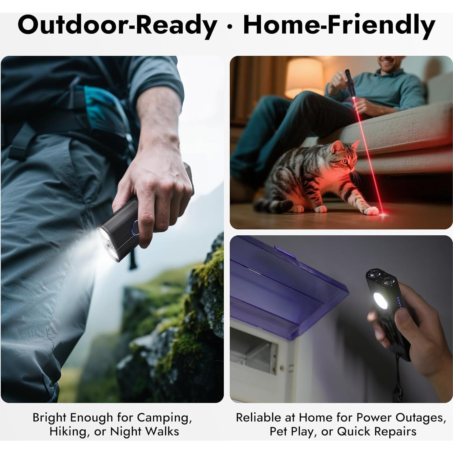 Linterna Recargable WARSUN X608S 2600 Lúmenes LED Aluminio