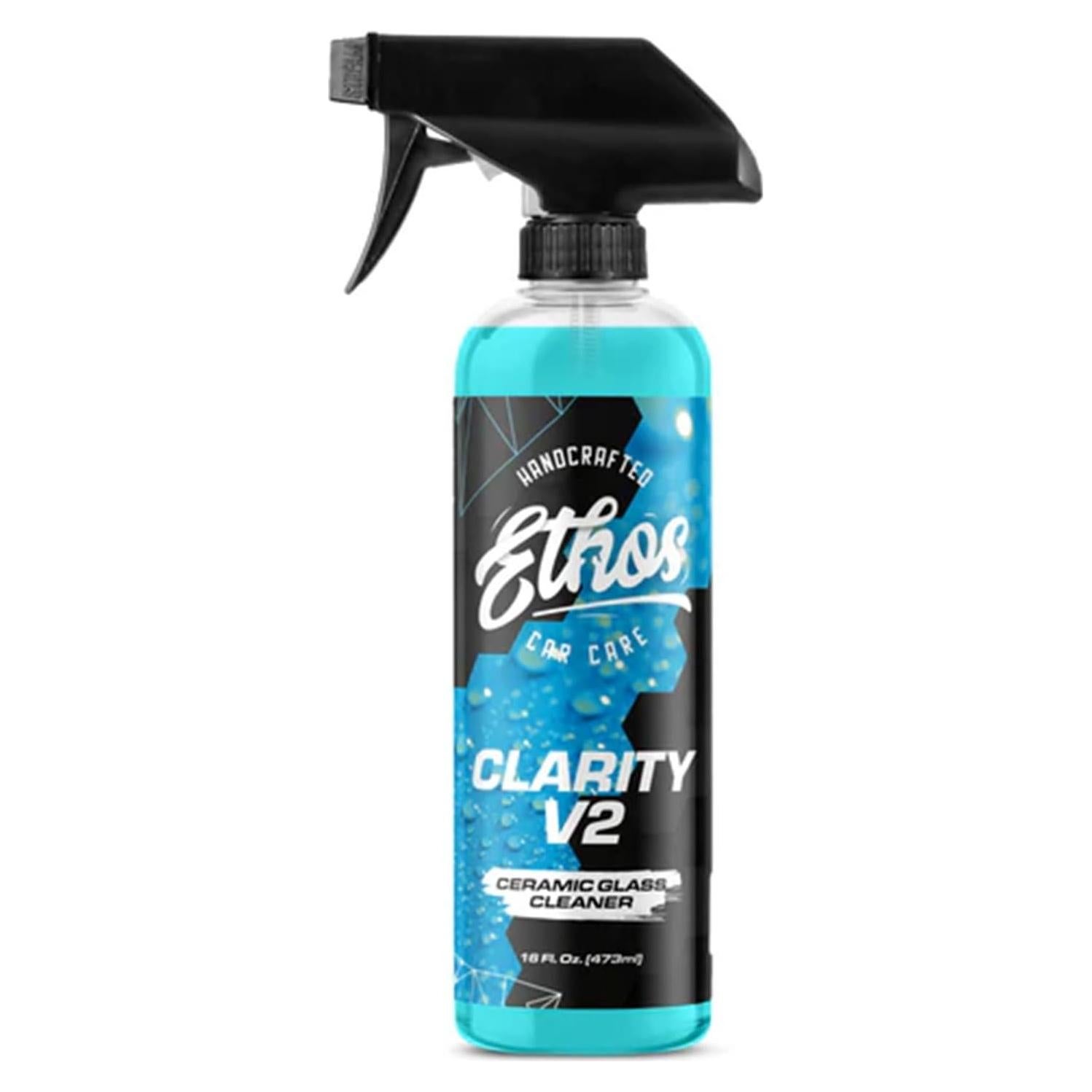 Limpiador de Vidrio Cerámico Ethos Clarity V2 473 ml - Repelente de Agua