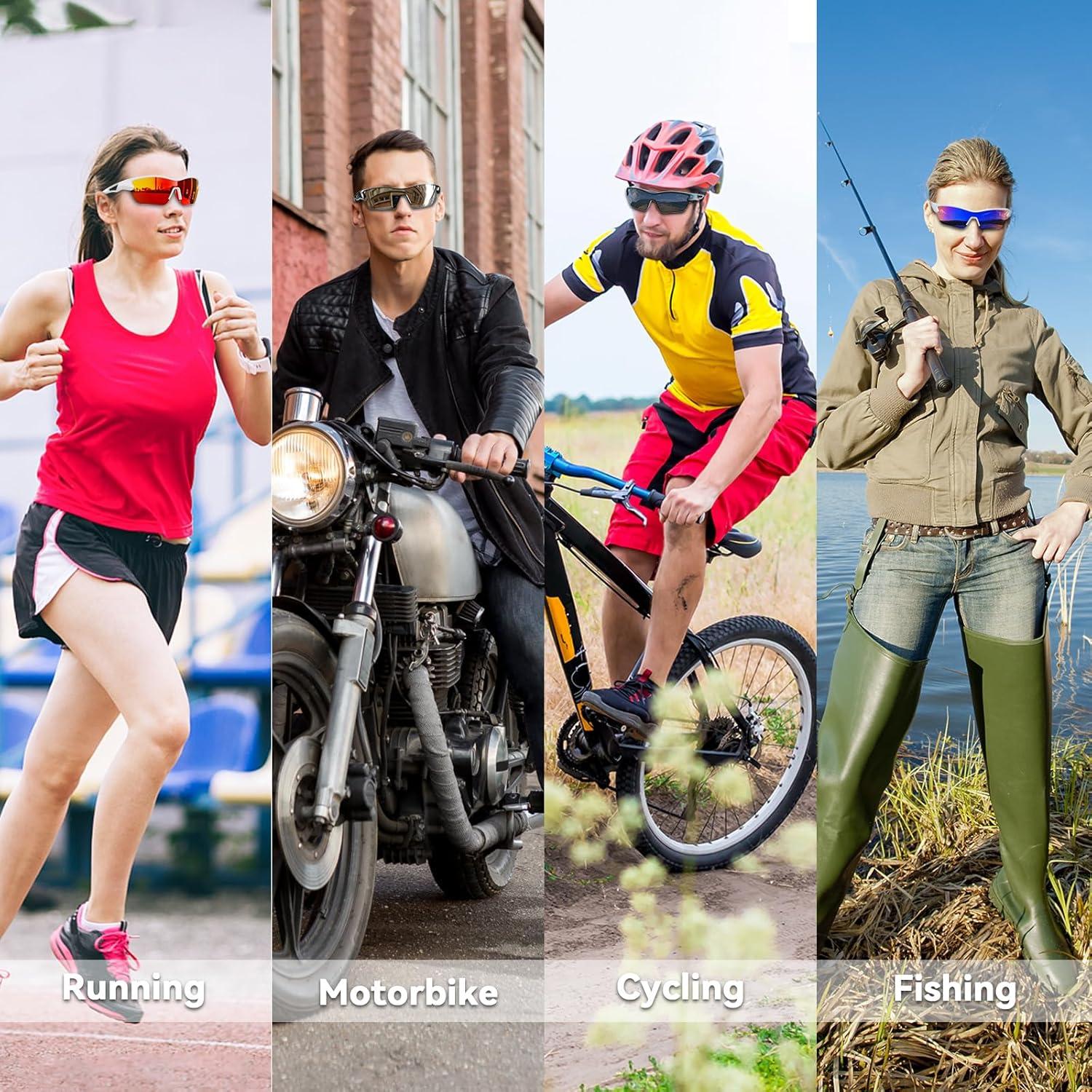 Gafas de sol deportivas BEACOOL polarizadas UV400 para hombre y mujer