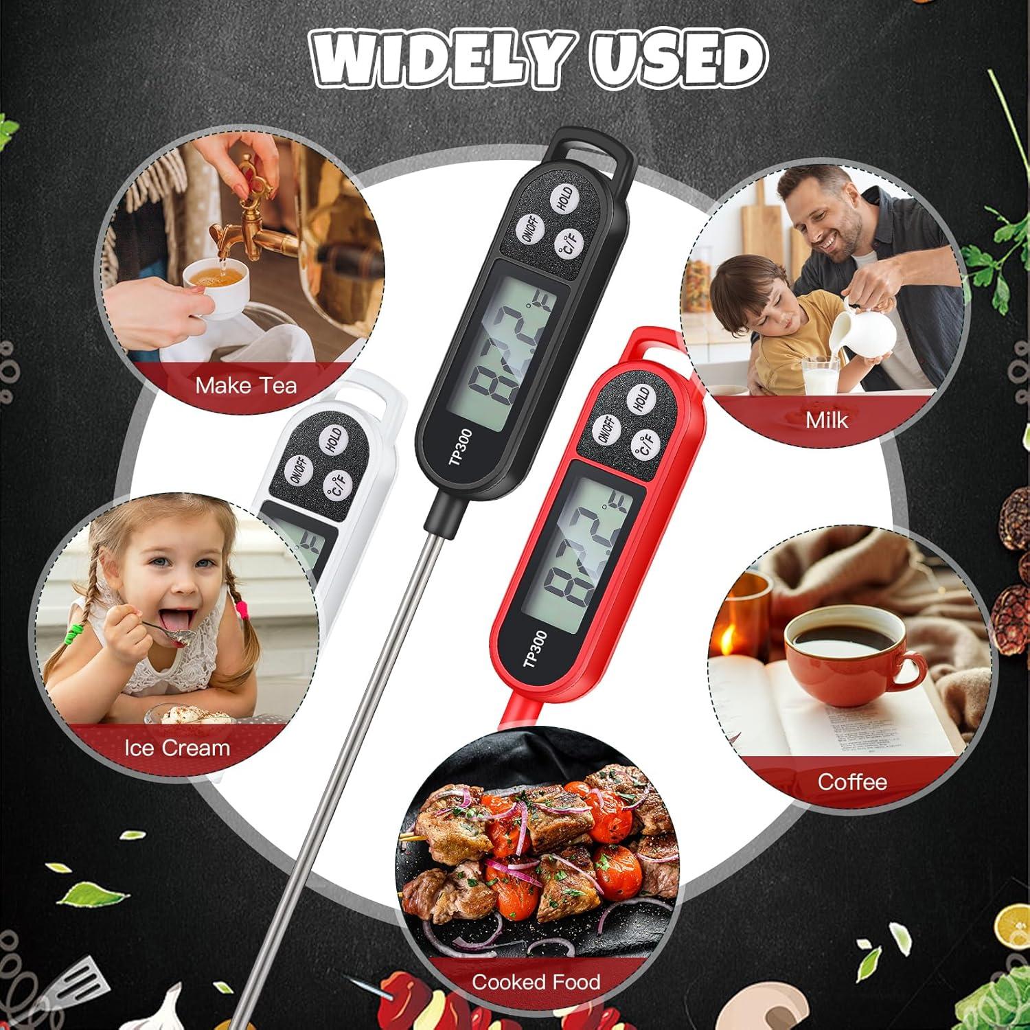 Termómetro Digital de Cocina Copkim TP300 con Sonda Larga 3 Piezas