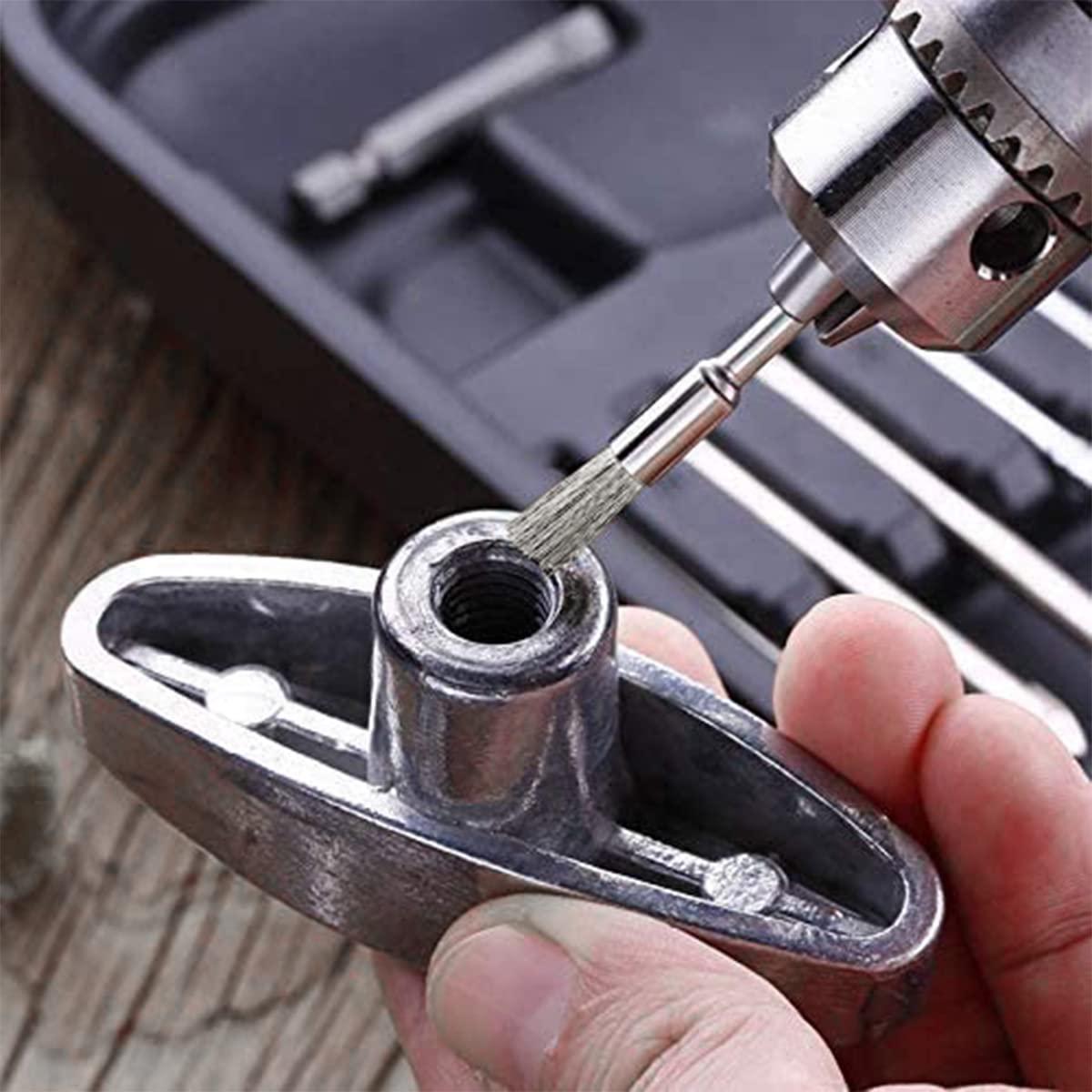 Juego de 45 Piezas de Cepillos de Alambre JIUNENG para Taladro