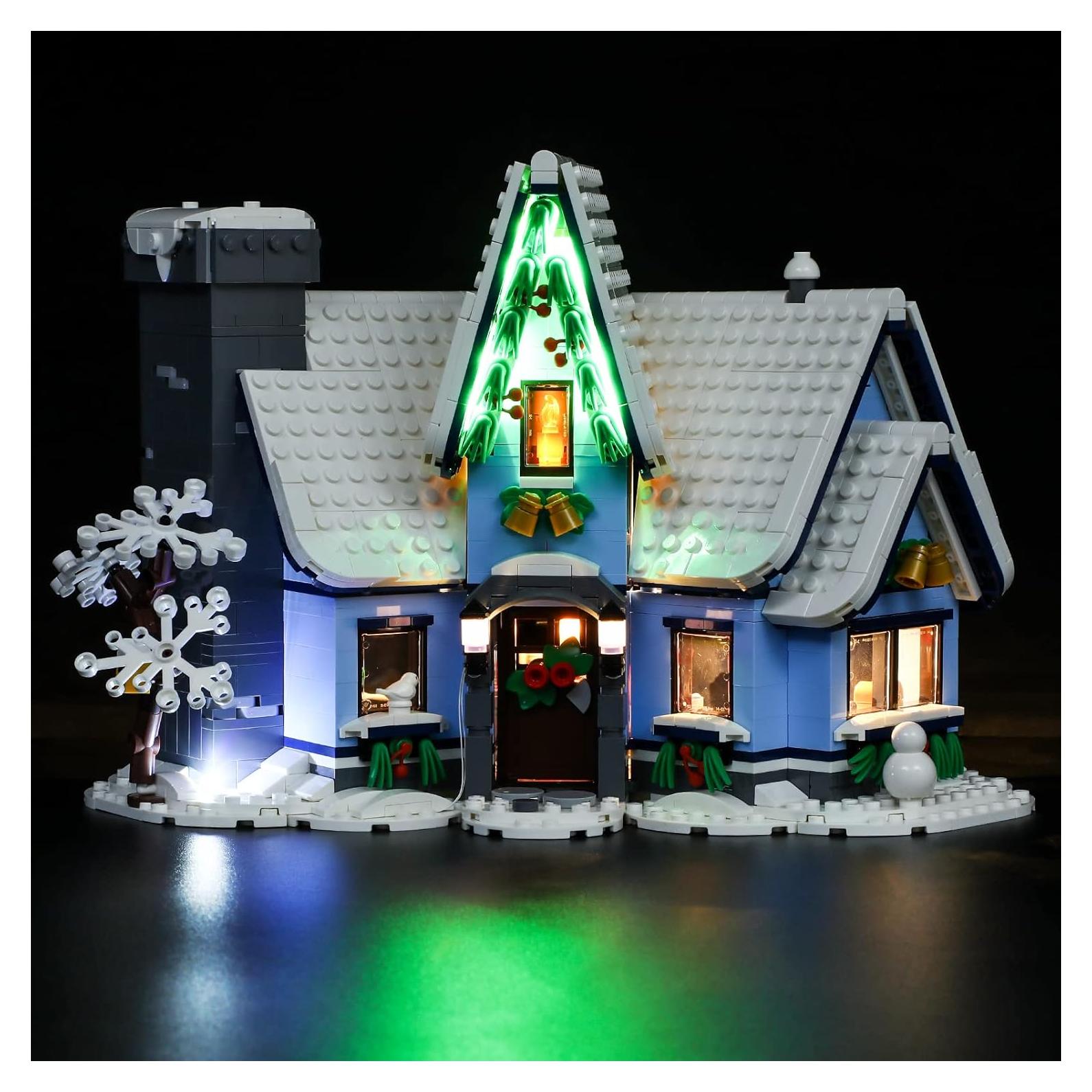 Luz LED LIGHTAILING para Lego 10293 Visita de Santa - Control Remoto