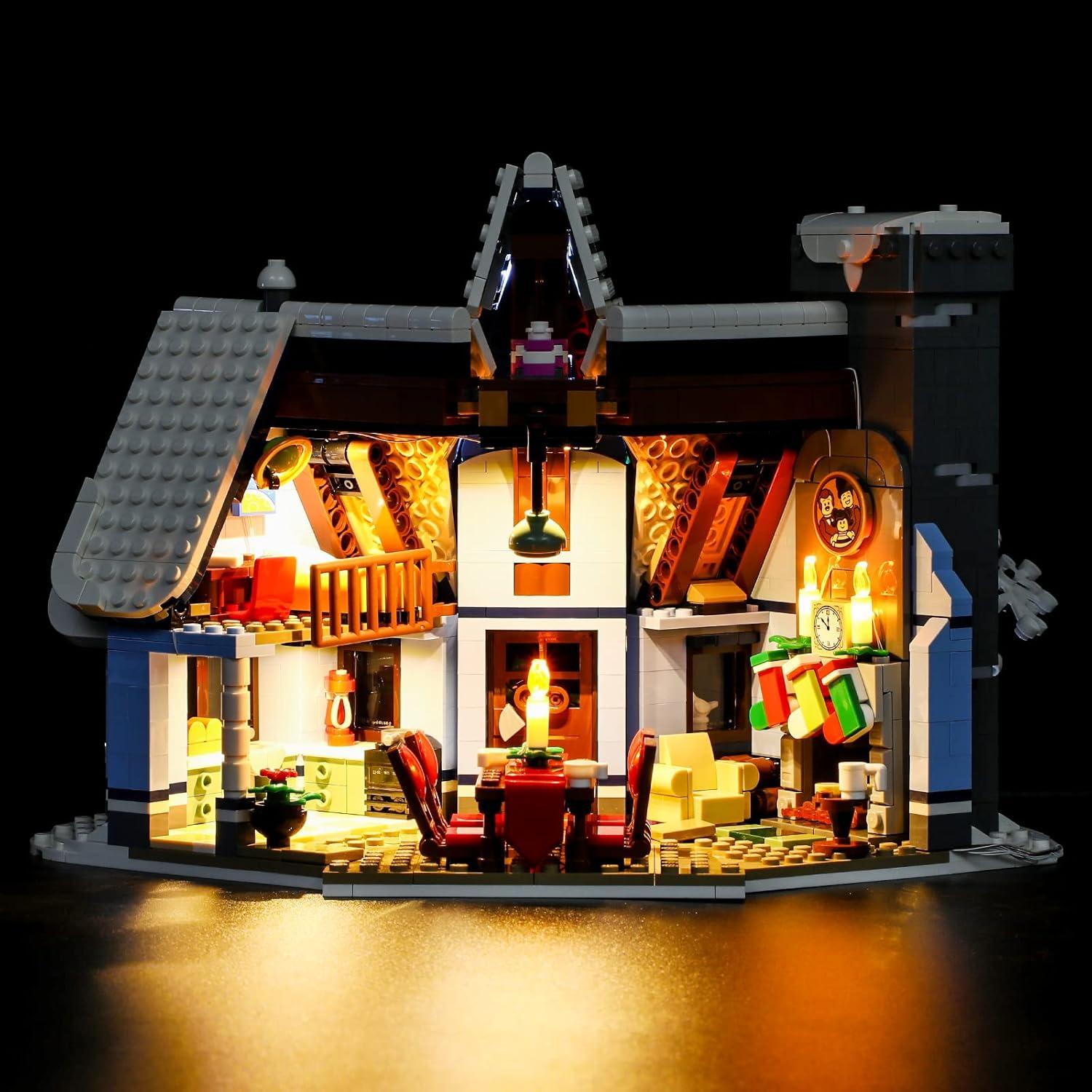 Luz LED LIGHTAILING para Lego 10293 Visita de Santa - Control Remoto