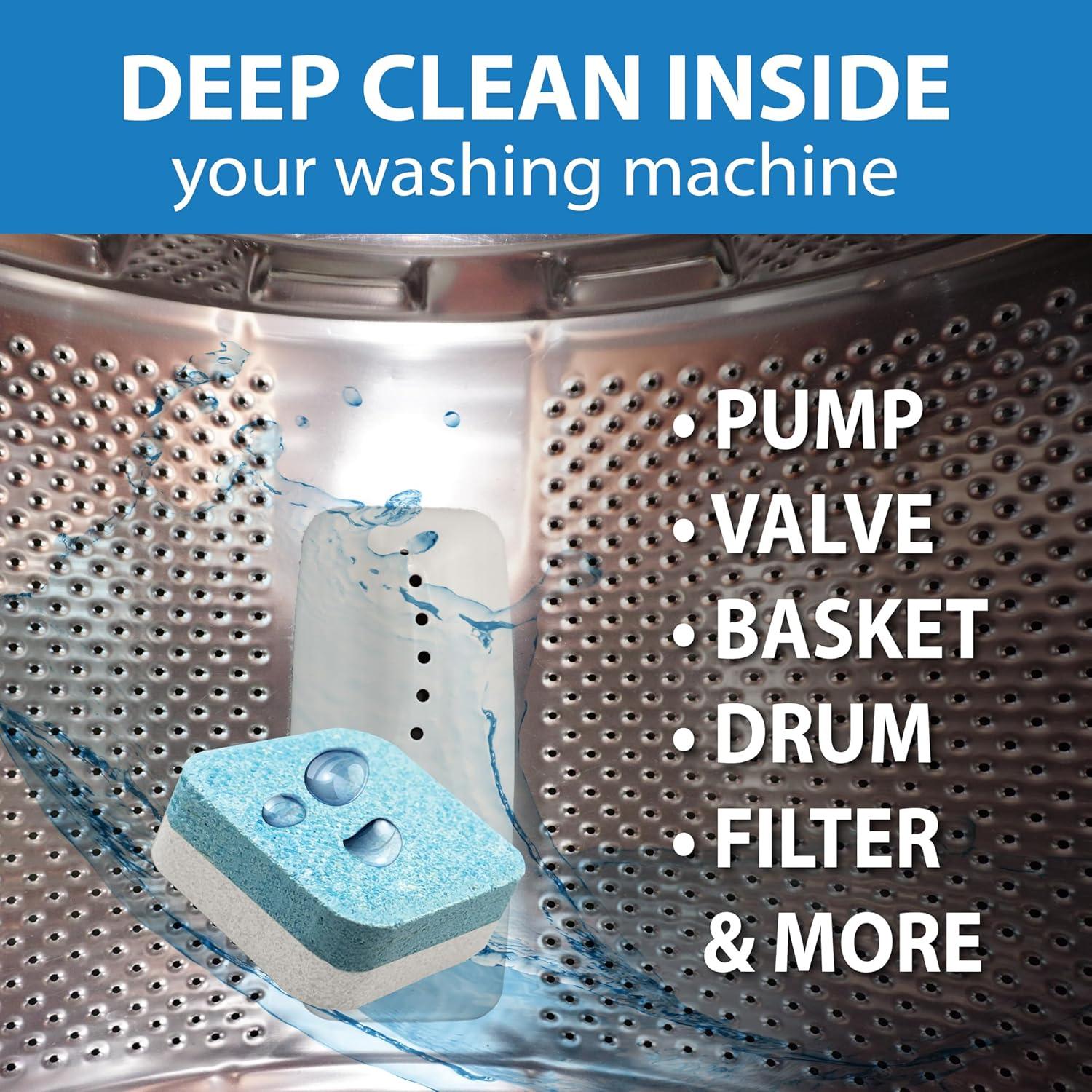 Tabletas de limpieza para lavadoras Sani 360° - 12 unidades