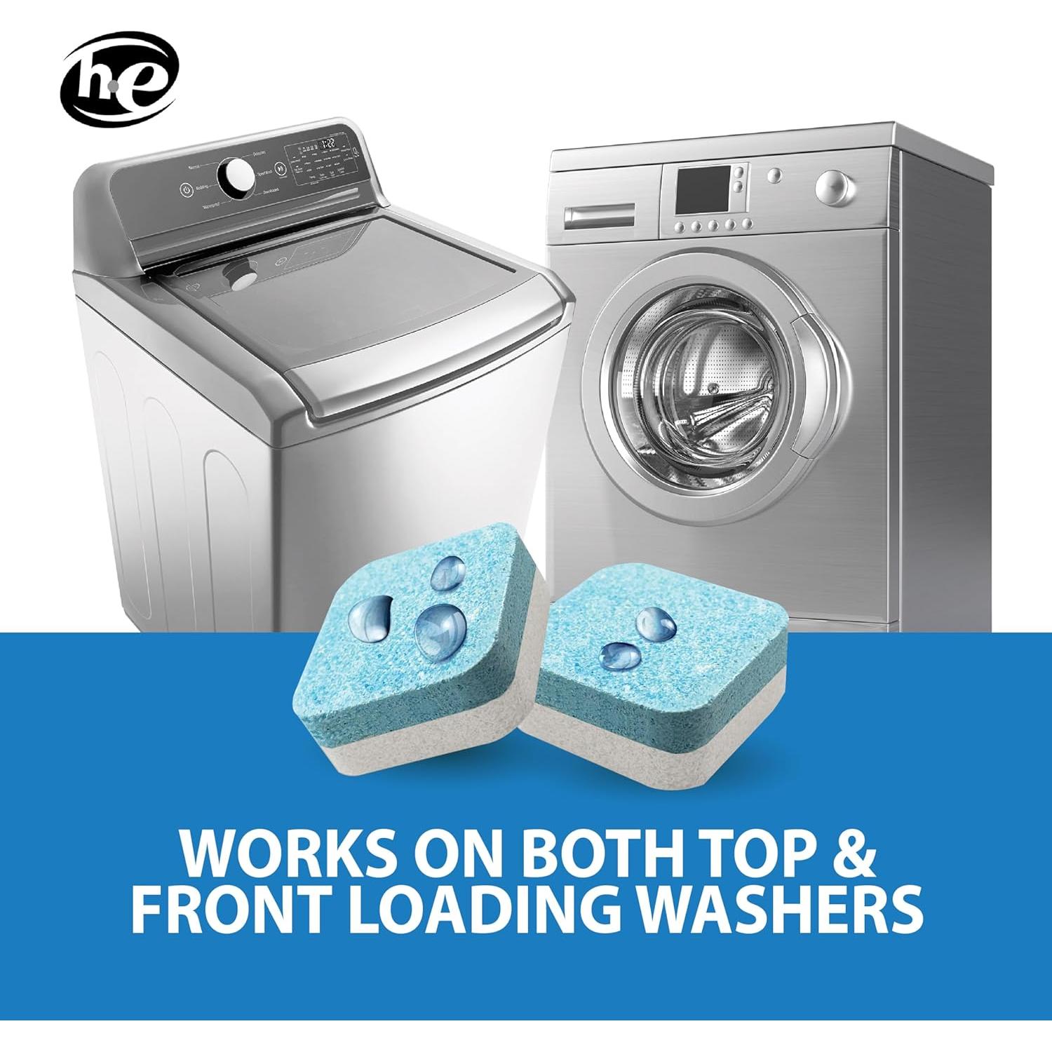 Tabletas de limpieza para lavadoras Sani 360° - 12 unidades