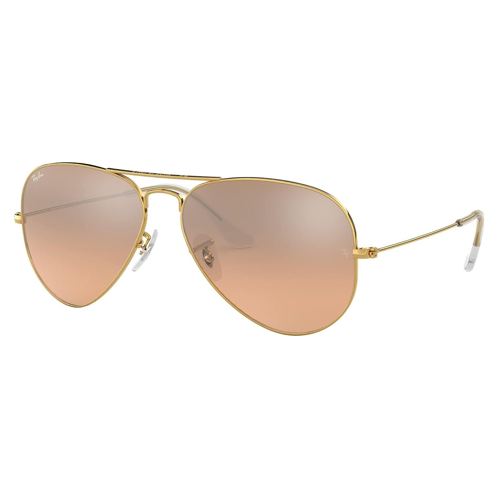 Gafas de Sol Ray-Ban RB3025 Evolve Aviador Rosa Humo 58mm
