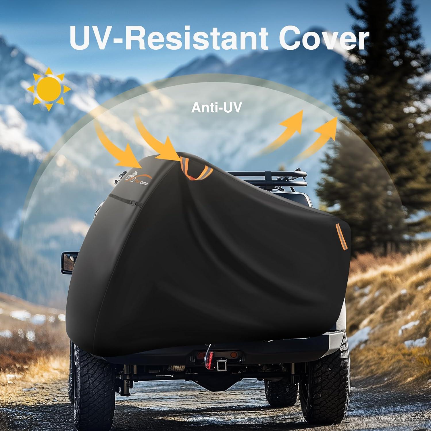 Funda de Bicicleta Puroma 600D Impermeable para 2 Bicicletas