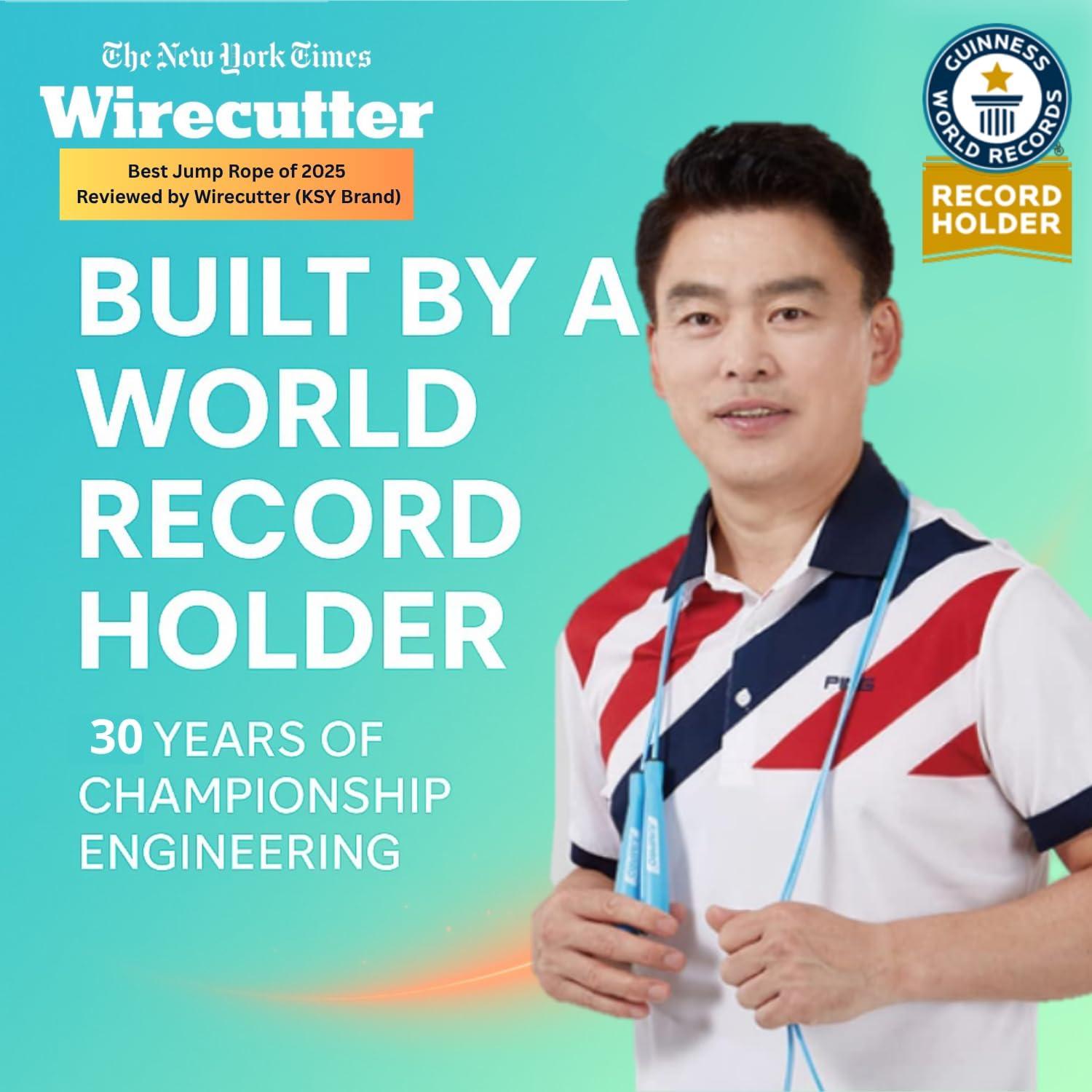 Cuerda de Salto KSY Kids Rosa Brillante - Ajustable 270 cm