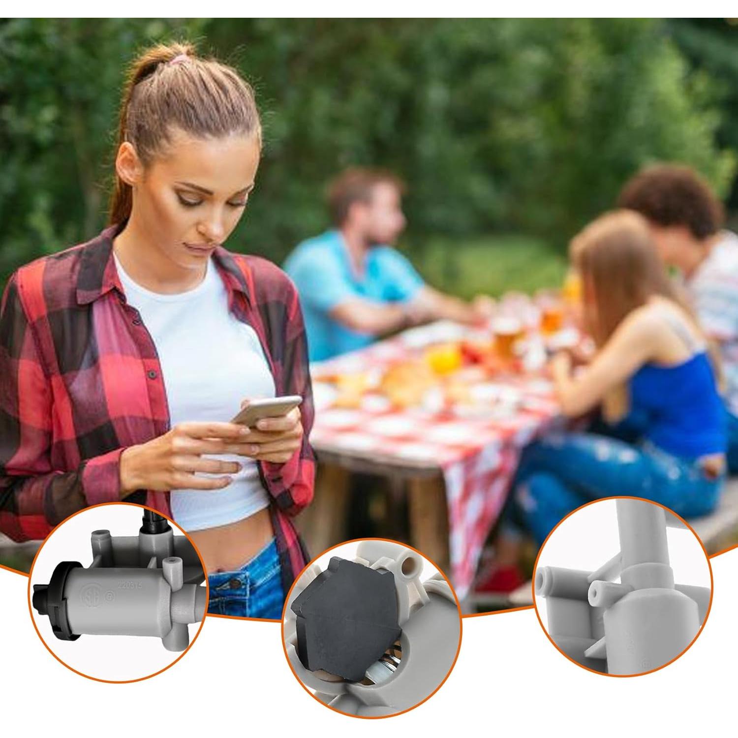 Kit de Encendedor Piezoeléctrico 3 Salidas MOASKER para Estufa RV