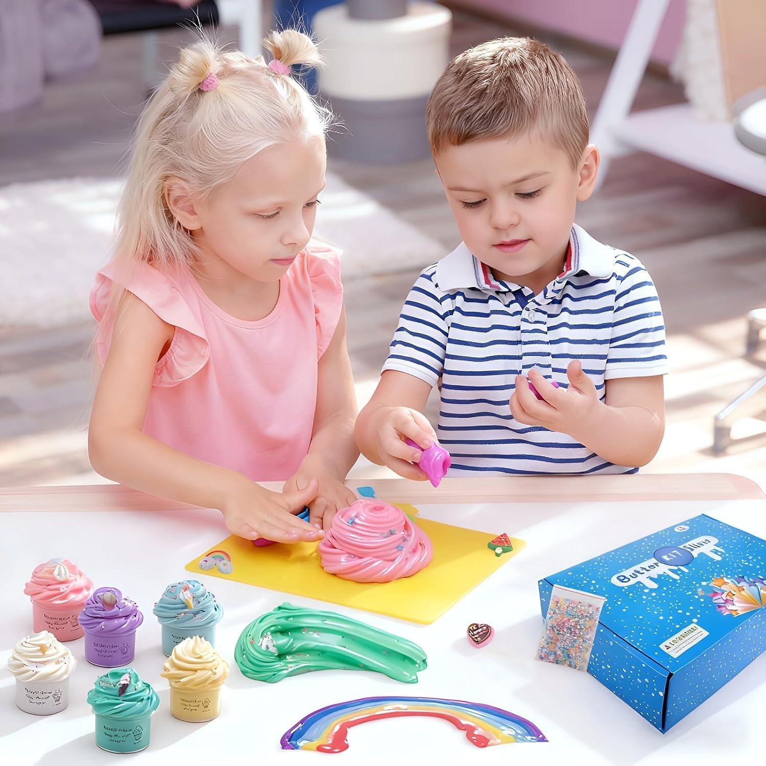 Kit de Slime Navideño 45 Paquetes ZHNEHAOKAN No Tóxico