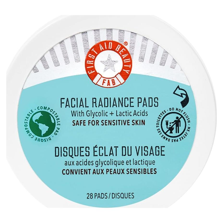 Almohadillas Exfoliantes Faciales First Aid Beauty 28 Unidades