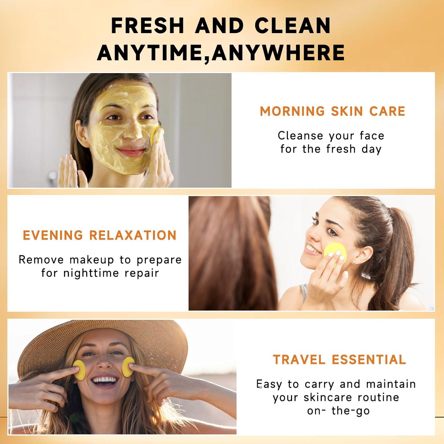 Discos Limpiadores de Ácido Kójico Pumkot con Cúrcuma 60 Piezas