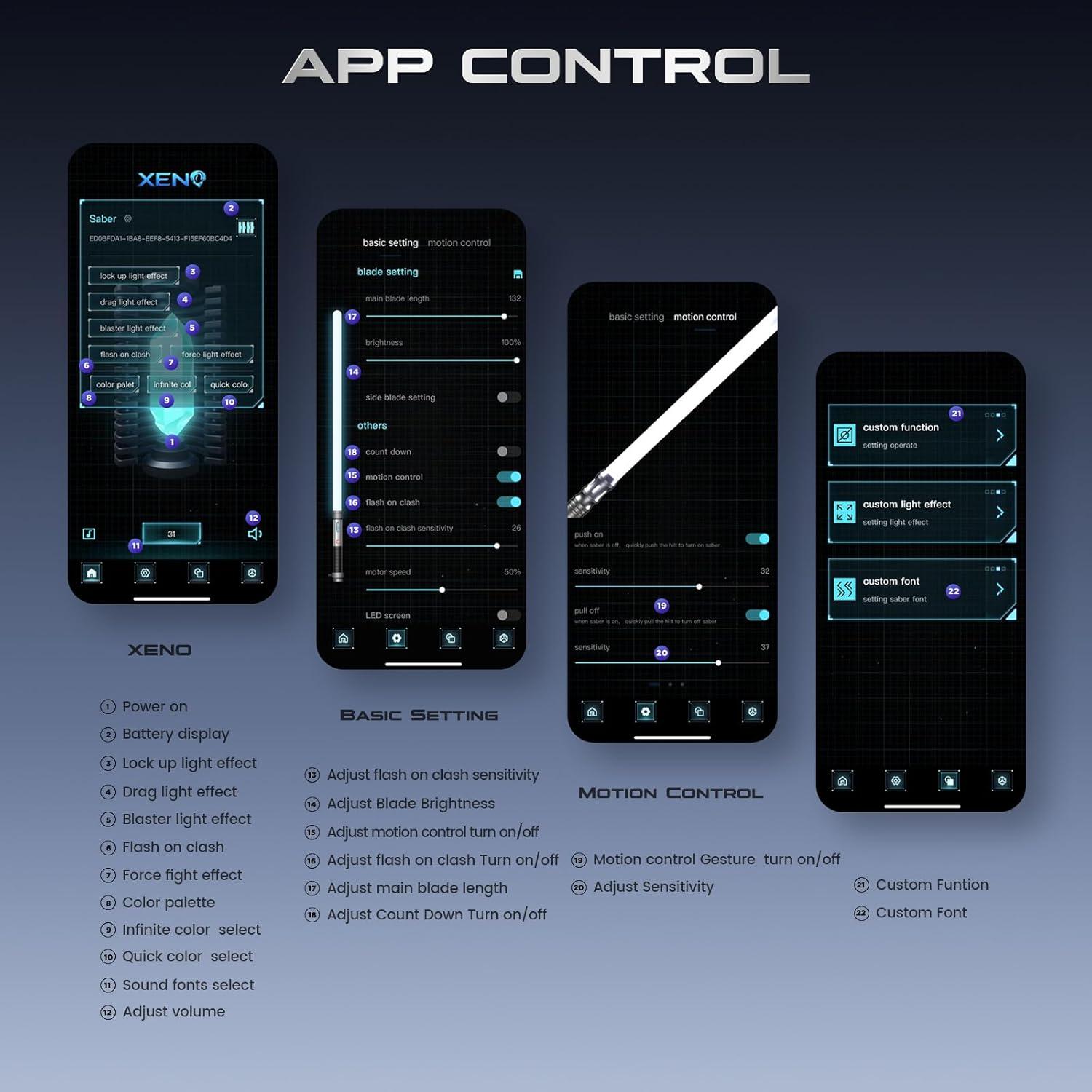 Sable de Luz Xenopixel 3.0 LordSaber 92cm 34 Sonidos RGB