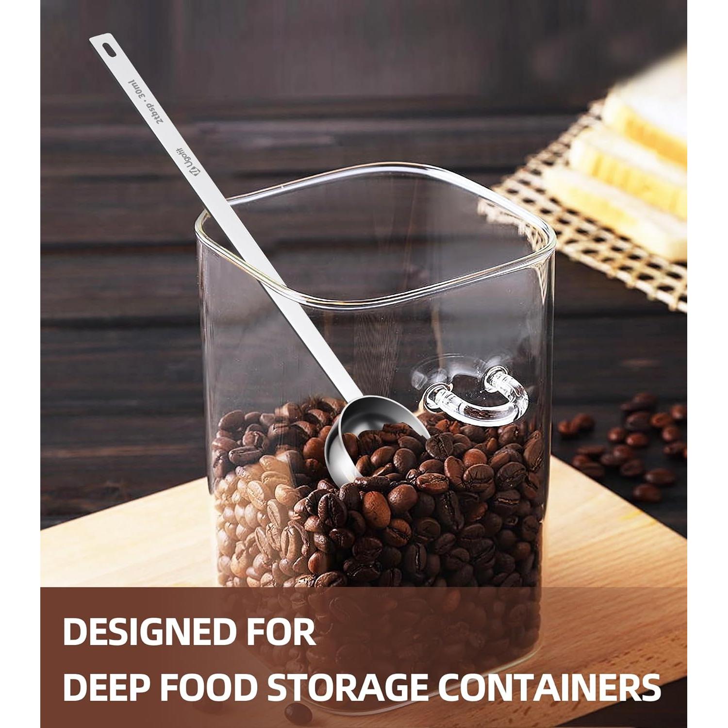 Cuchara Medidora de Acero Inoxidable Ugotit 15ml Mango Largo