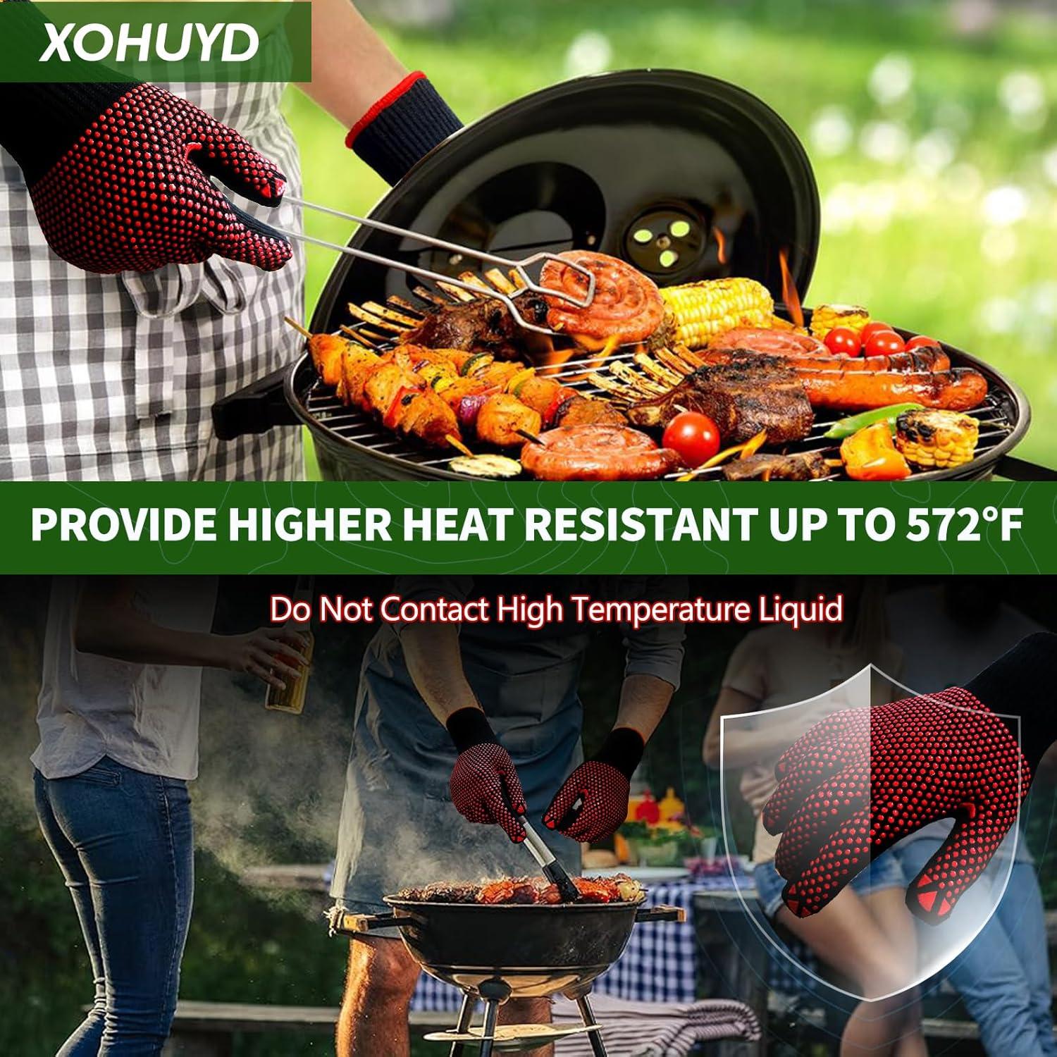 Alfombrilla de Parrilla XOHUYD 60x40 pulgadas Doble Cara