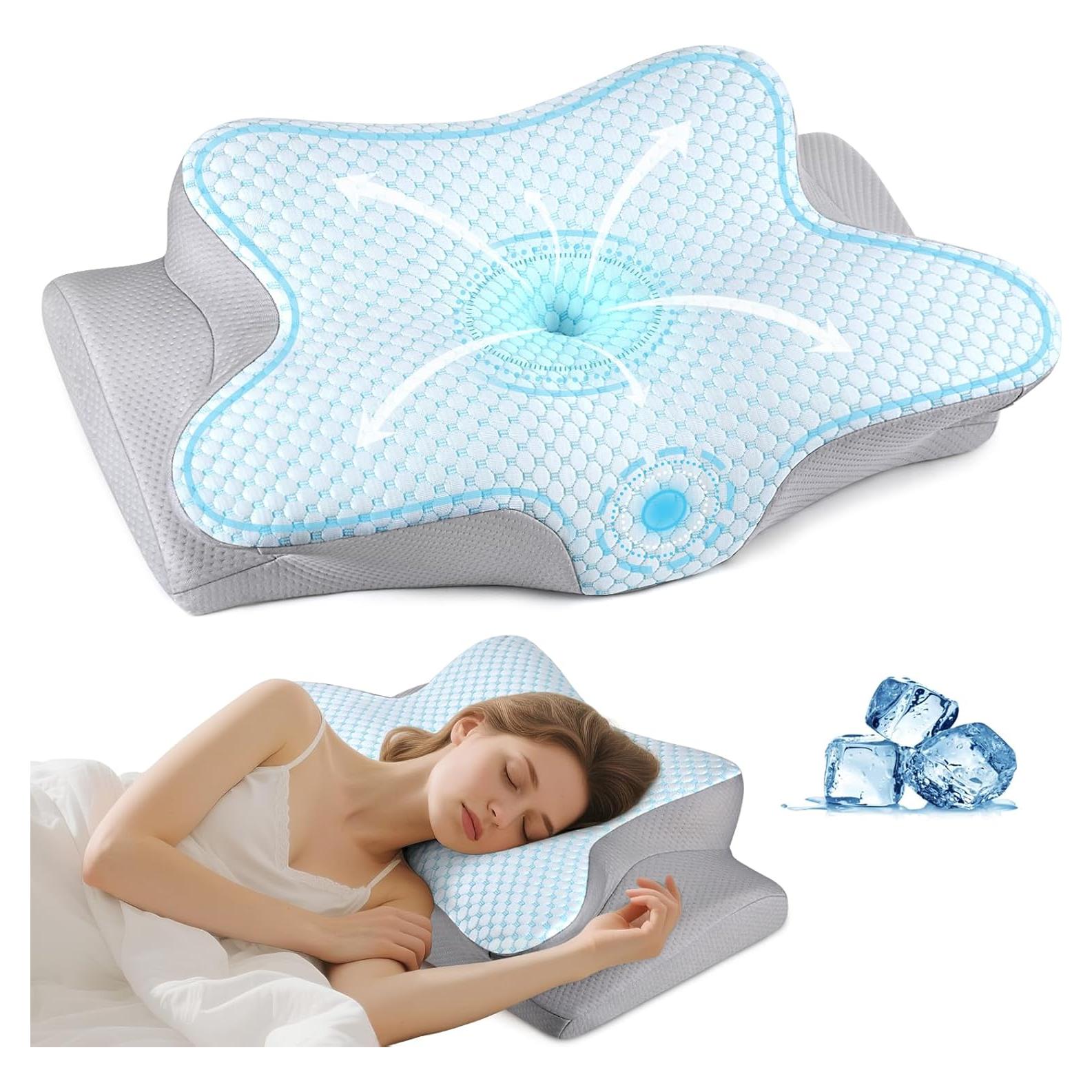 Almohada Cervical Ergonómica Bespillow - Espuma Viscoelástica 63x37 cm