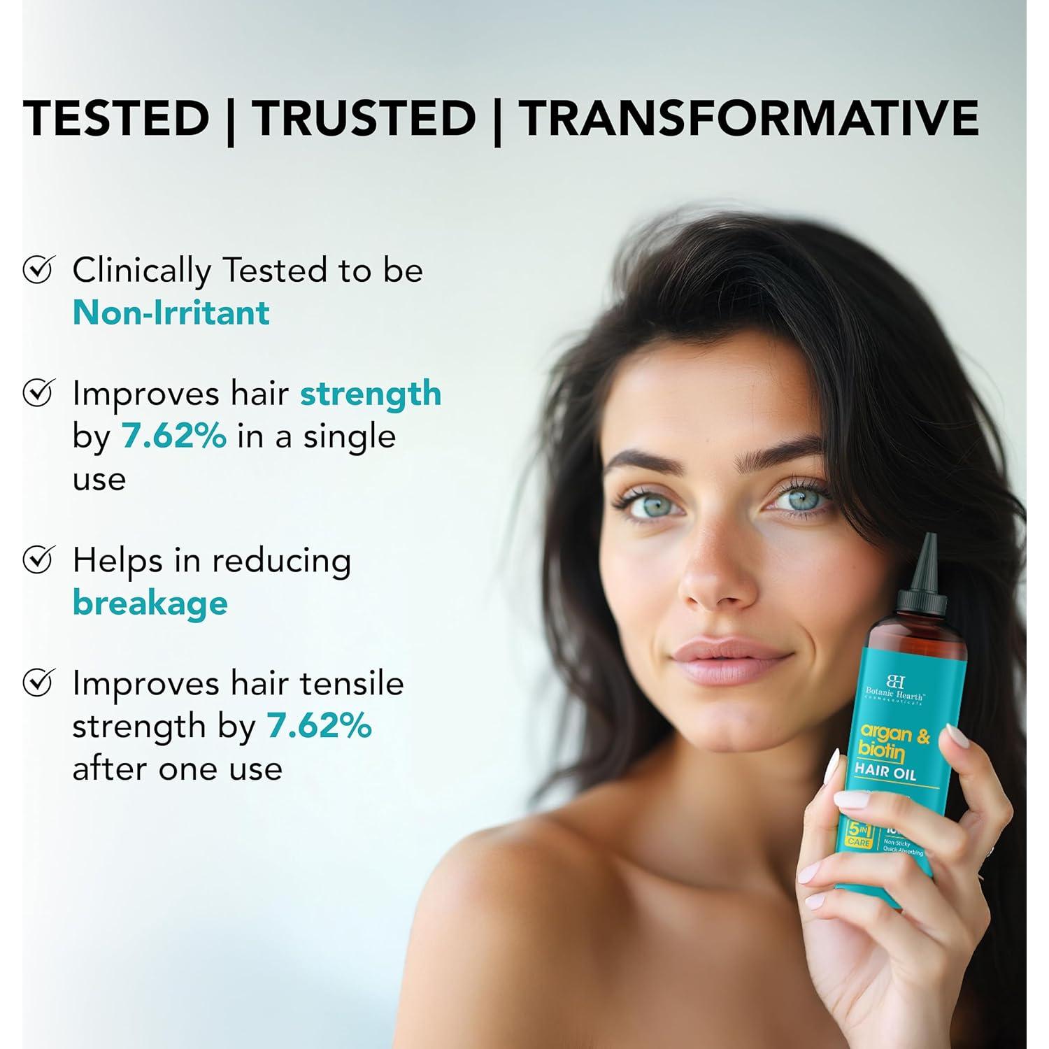 Aceite Capilar Botanic Hearth 198.5 ml - Argán y Biotina