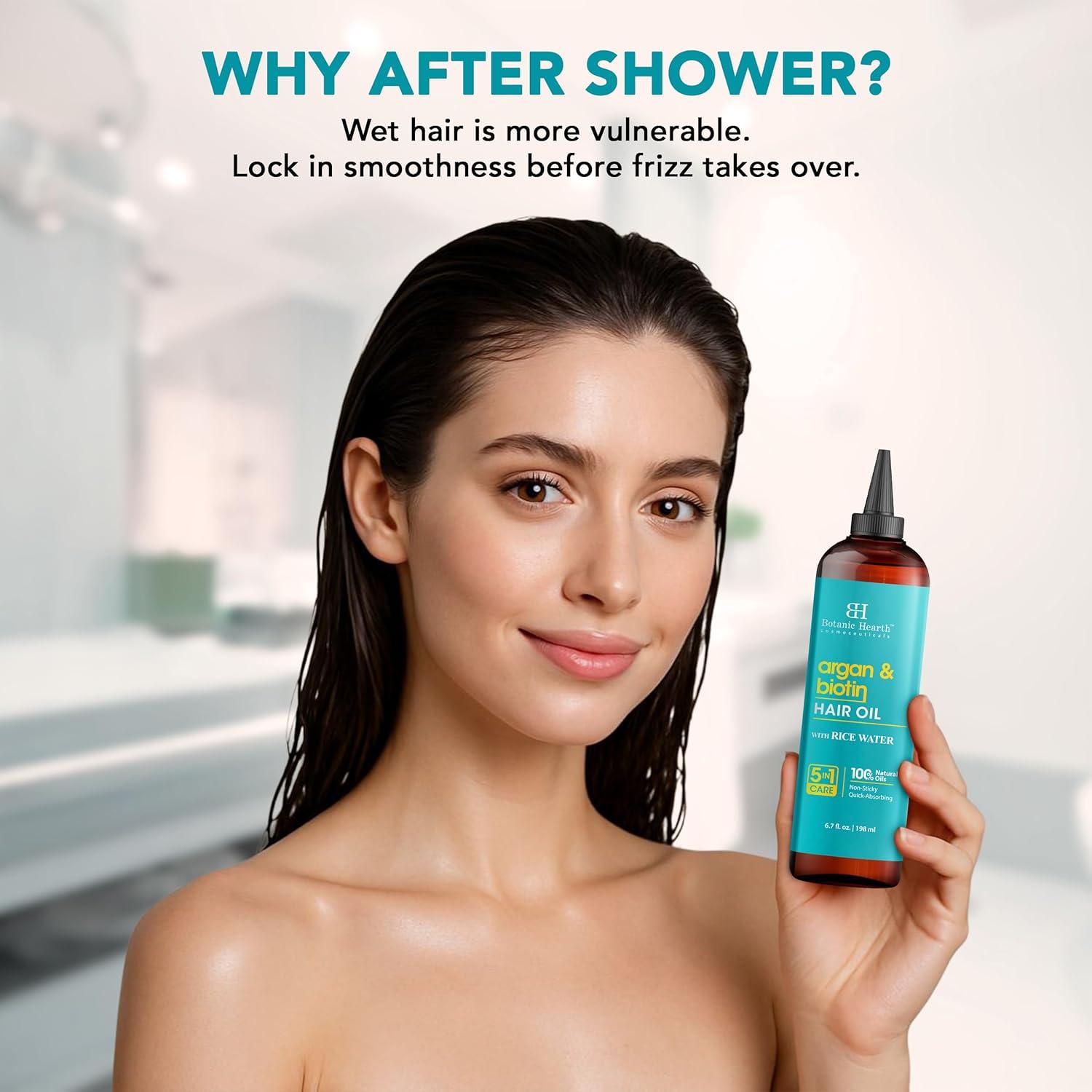 Aceite Capilar Botanic Hearth 198.5 ml - Argán y Biotina