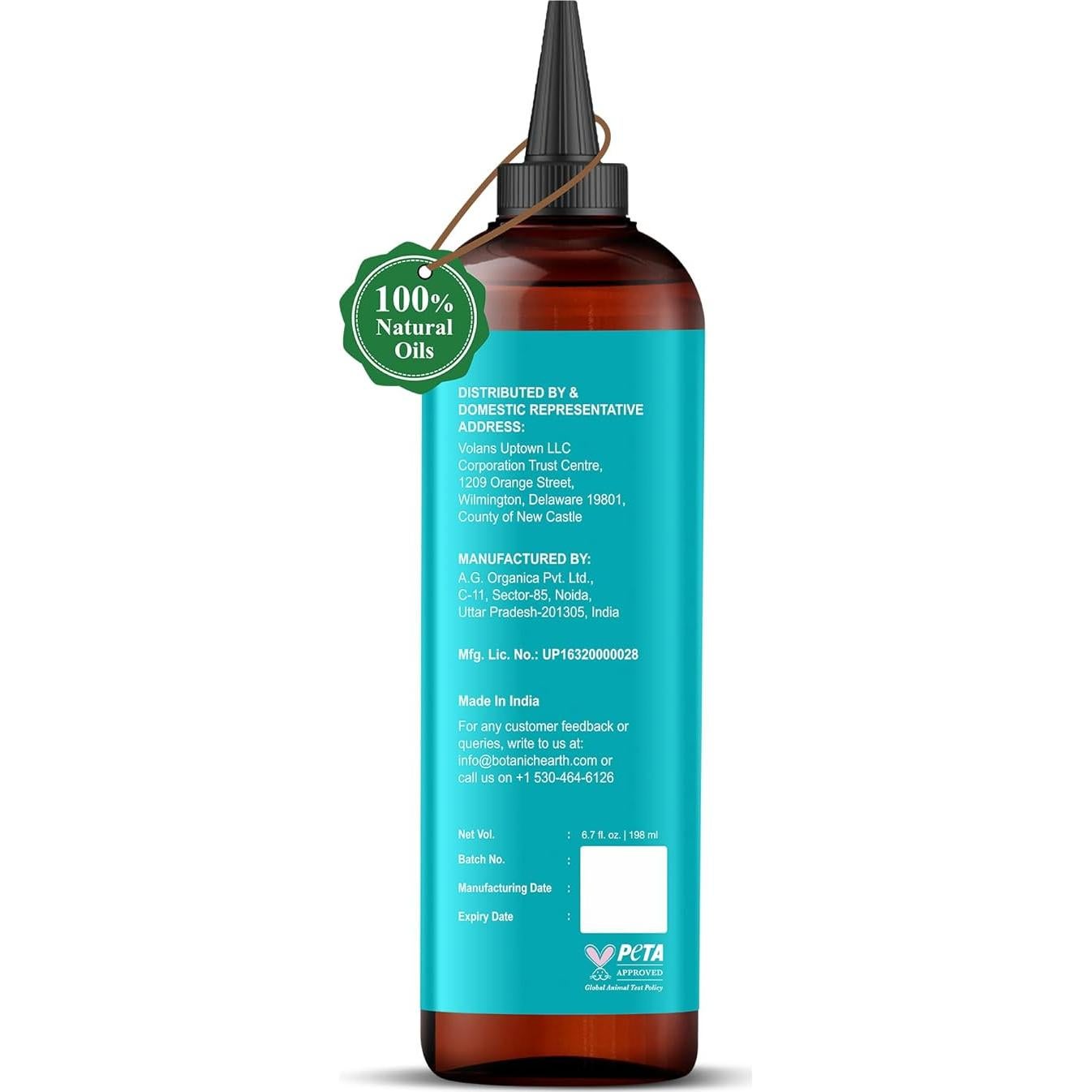 Aceite Capilar Botanic Hearth 198.5 ml - Argán y Biotina