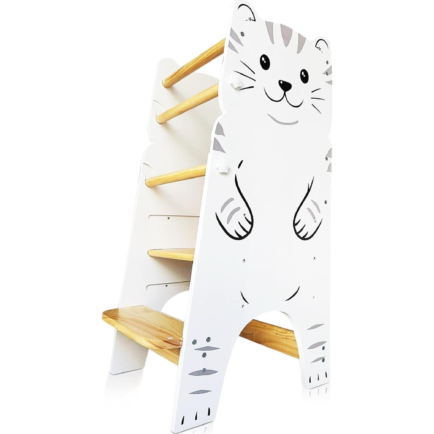 Escalera de Cocina SHANDRA para Niños - Torre Montessori Ajustable