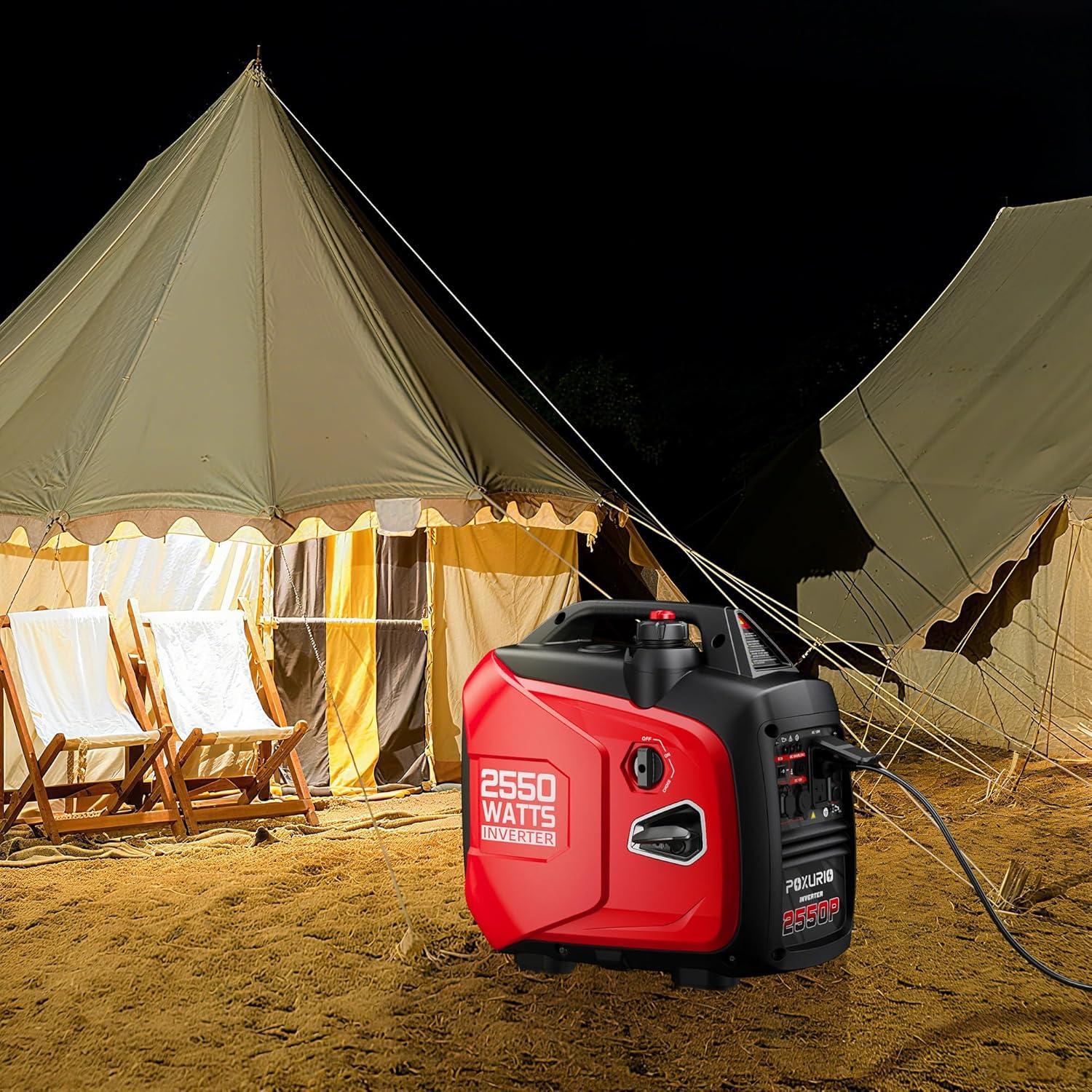 Generador Inversor POXURIO 2550W Gasolina Super Silencioso