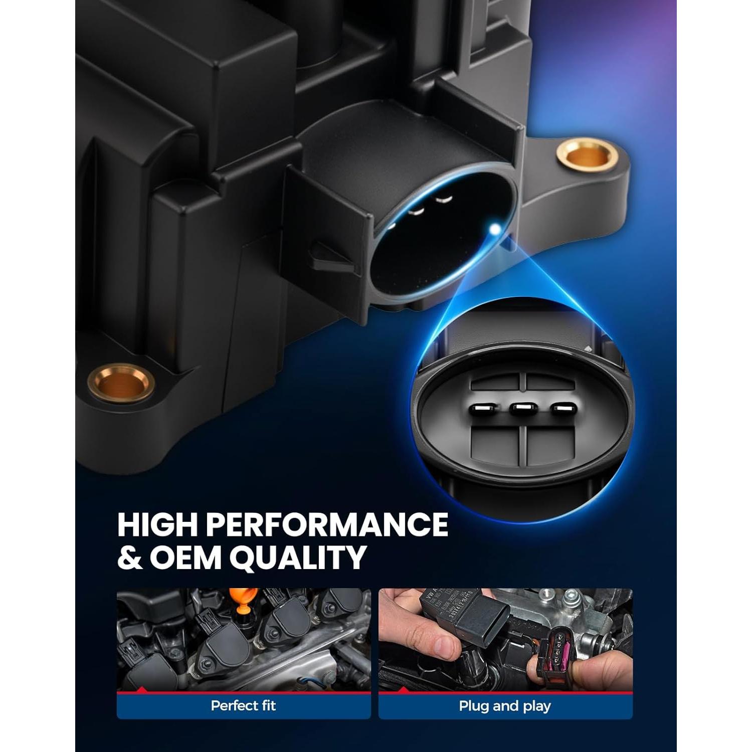 Bobinas de Encendido KAX FD497 + 4 Bujías Iridio + Herramienta