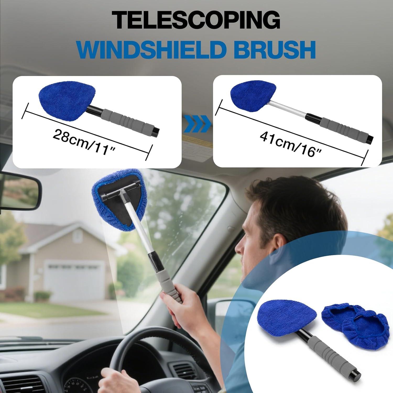 Kit de Detalle de Coche SHALL 19 Piezas con Aspiradora y Cepillos