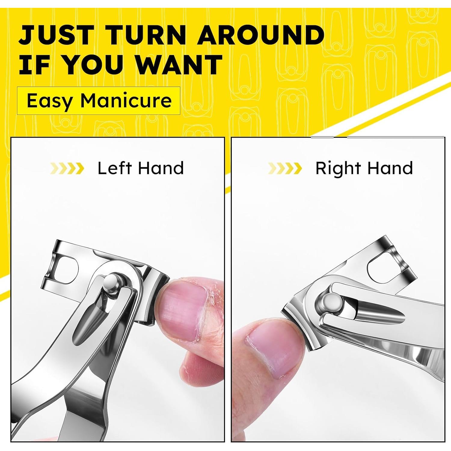 Cortauñas Ergonómico Jovareneo con Cabezal Rotatorio 360°