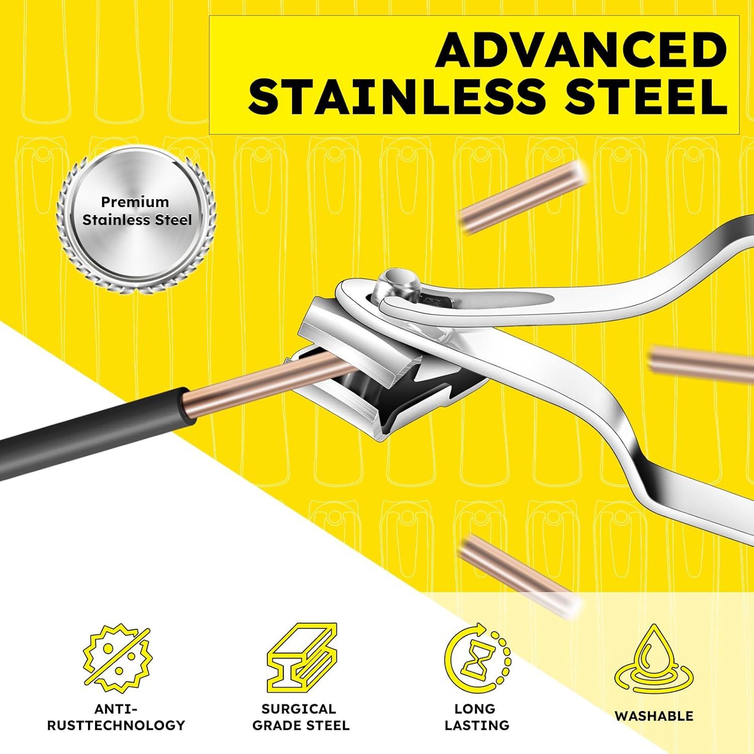 Cortauñas Ergonómico Jovareneo con Cabezal Rotatorio 360°