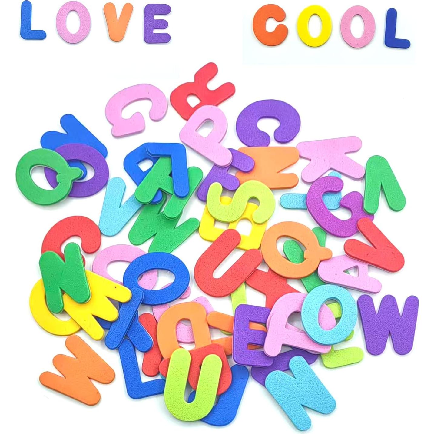 Calcomanías de Letras de Espuma IFKEGON 1040pcs 2.54cm A-Z