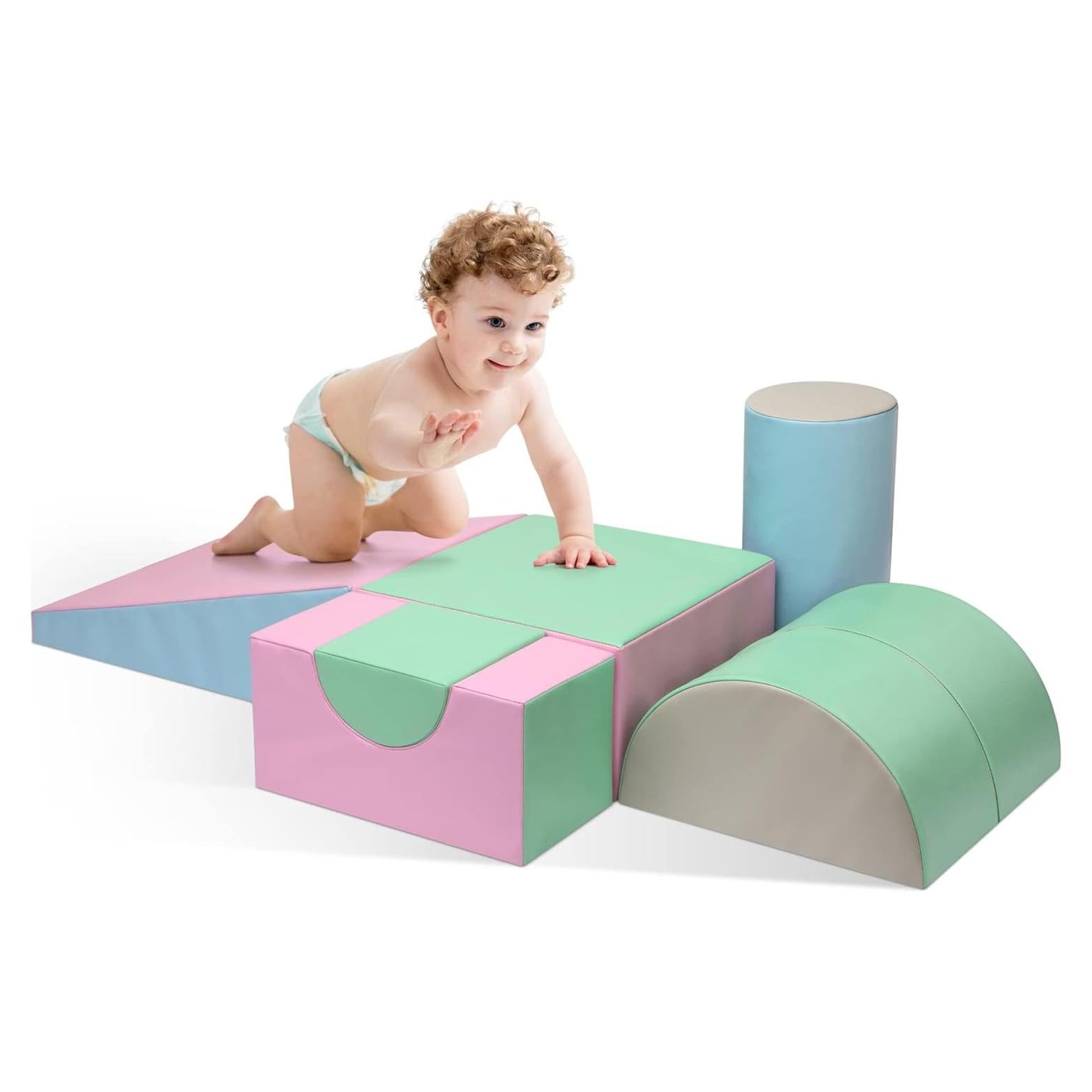 Conjunto de Juguetes de Escalada M HI-Mat 5 Piezas Rosa