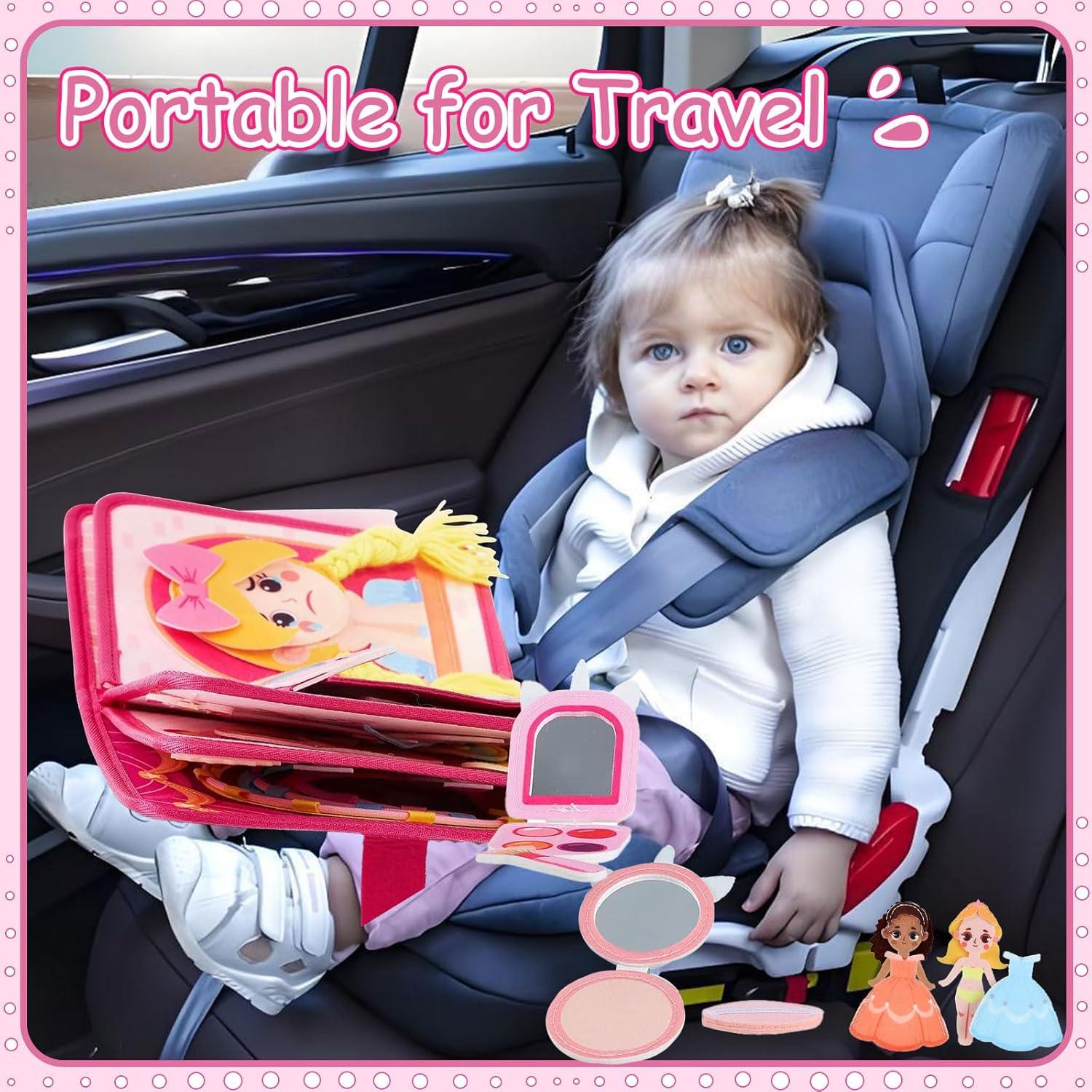 Libro Ocupado Montessori Princesa para Niños 1-3 Años