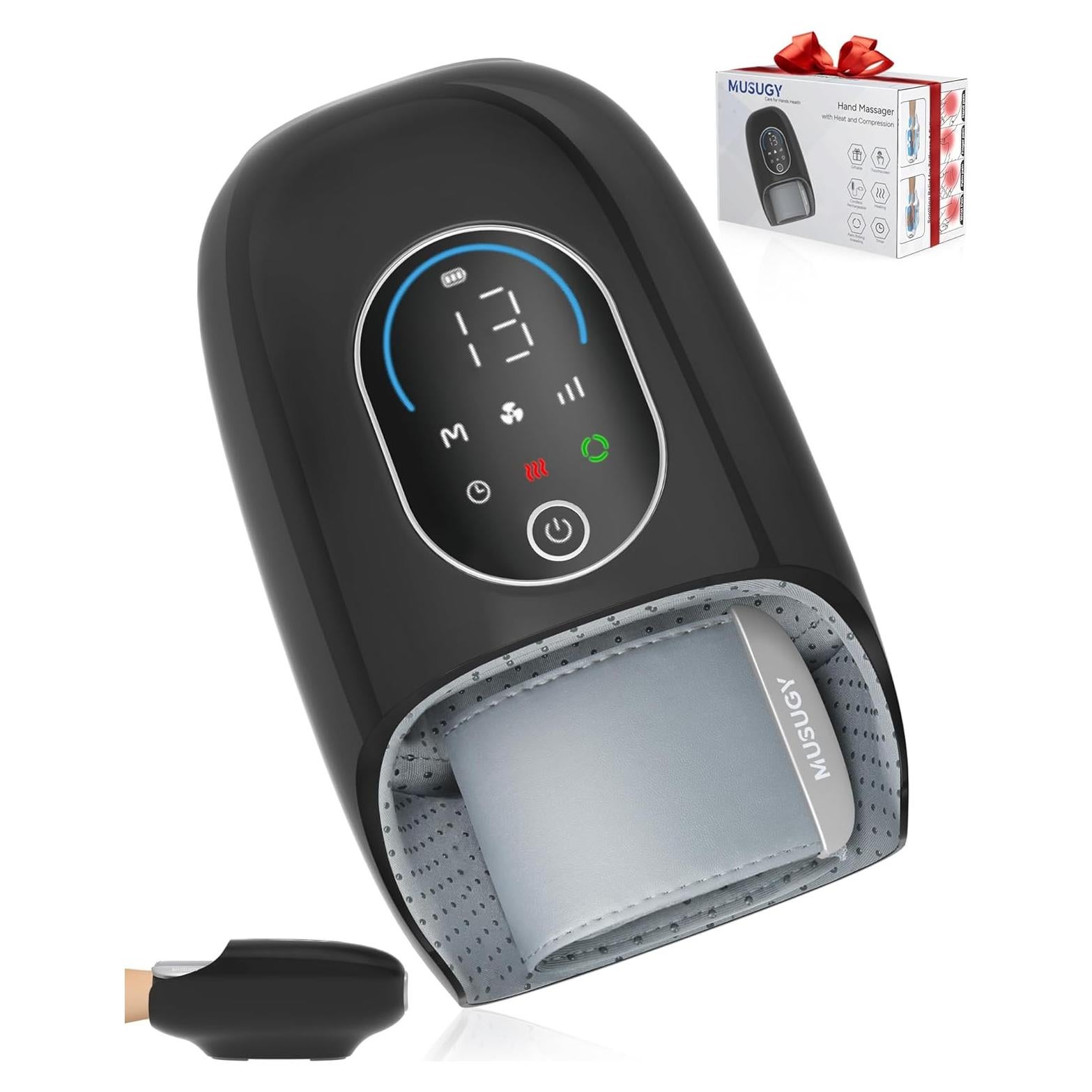 Masajeador de Manos MUSUGY con Calor y Compresión 6 Modos