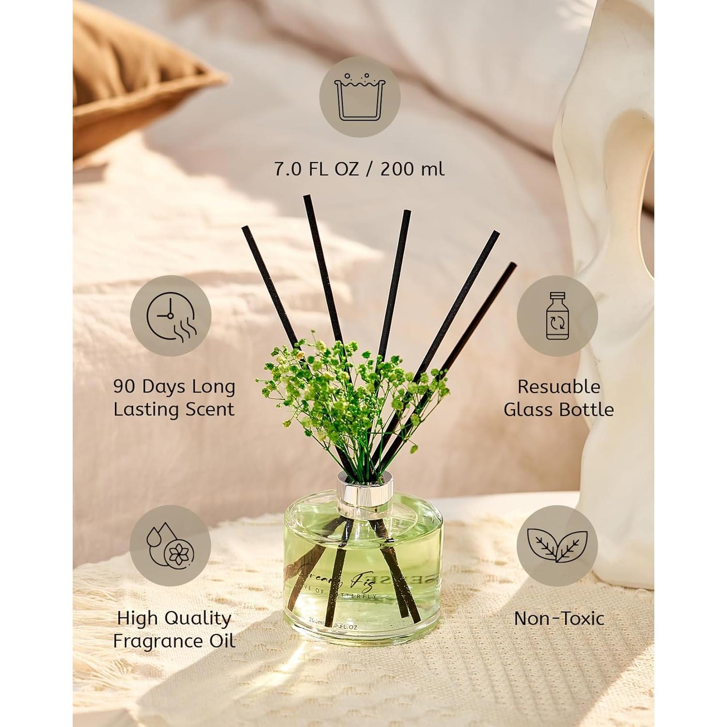 Difusor de Varillas M&SENSE 198.4ml Aroma Higo Cremoso