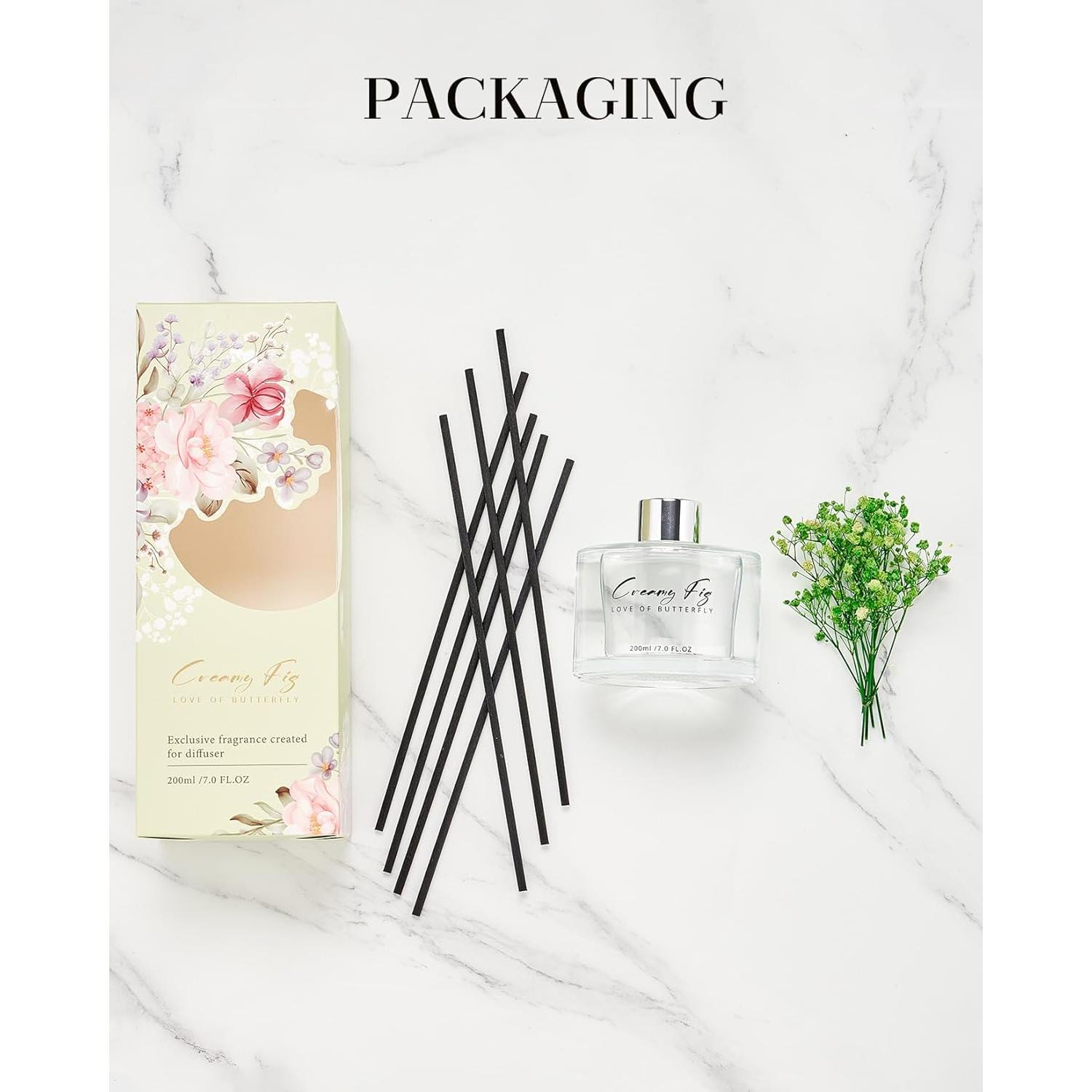 Difusor de Varillas M&SENSE 198.4ml Aroma Higo Cremoso