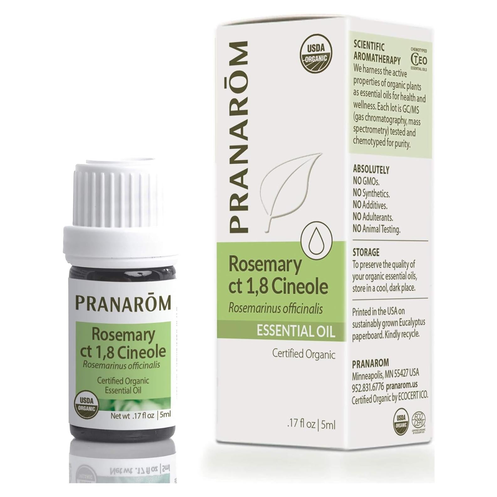 Aceite Esencial de Romero Cineole Pranarom 5ml Orgánico 100% Puro