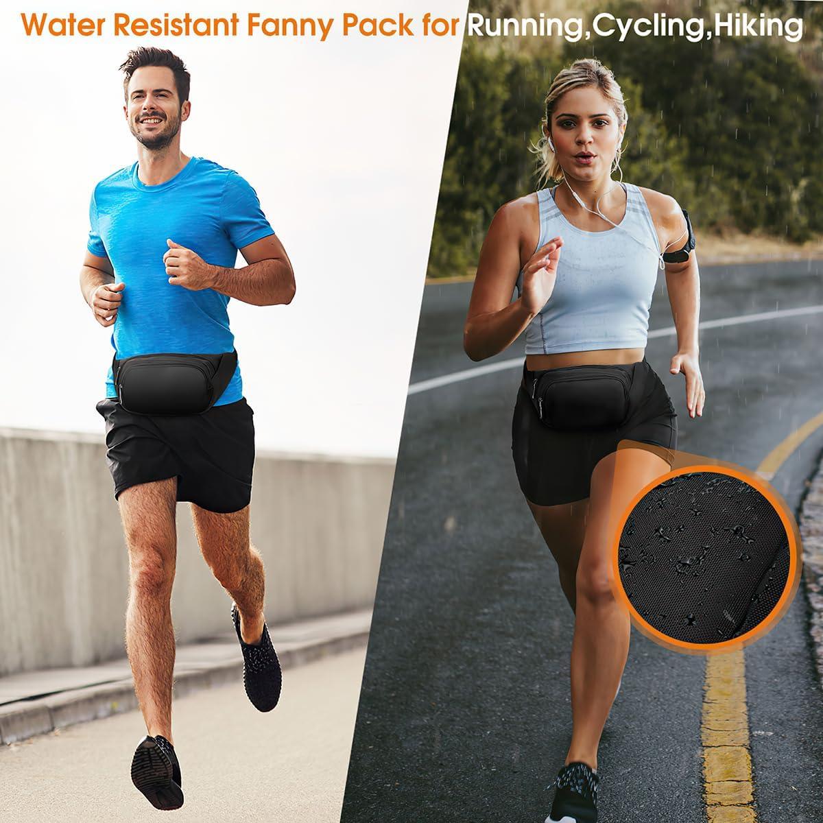 Riñonera Syican Unisex 3 Bolsillos Impermeable 20.99x8cm