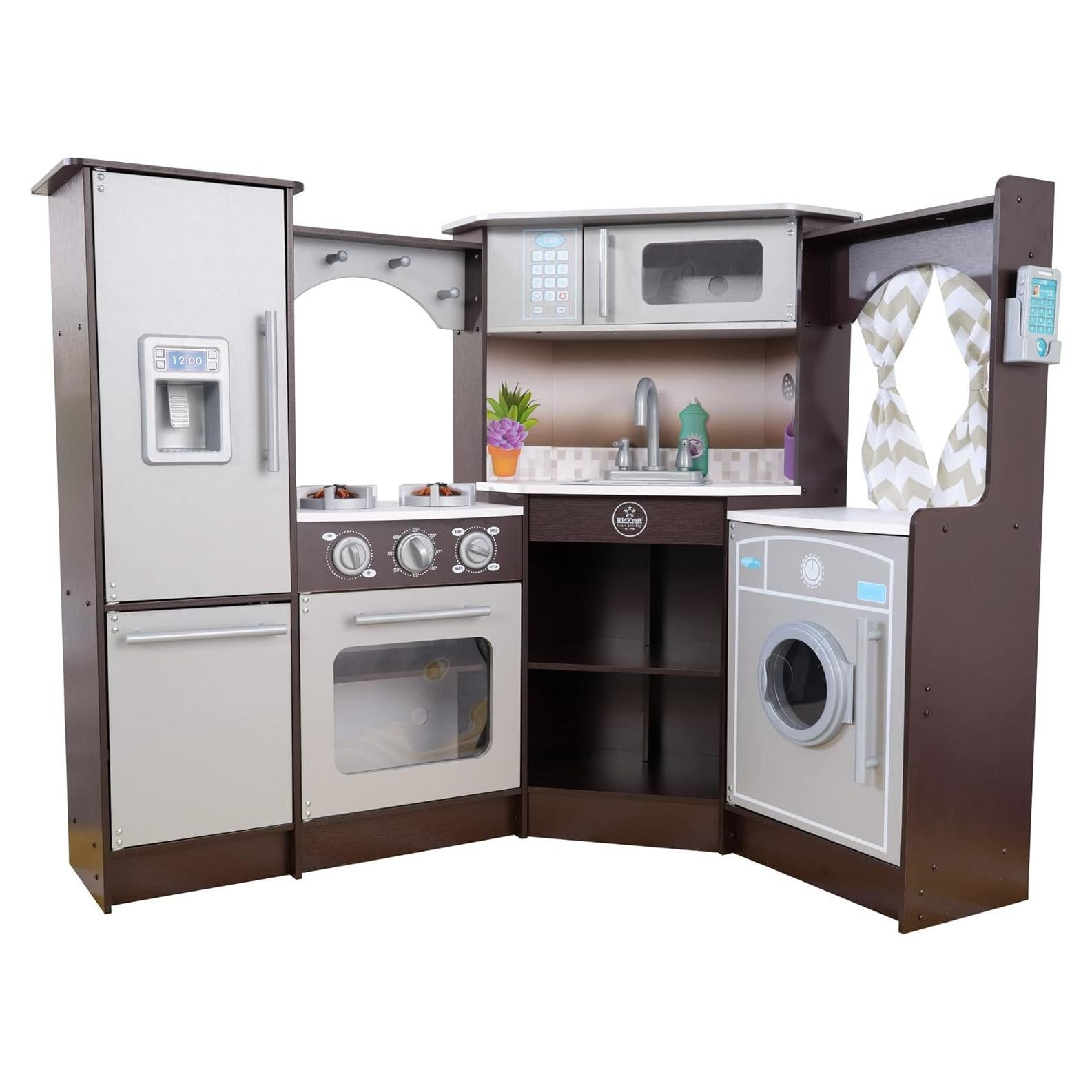 Cocina de Juguete Esquina KidKraft Ultimate Madera Espresso