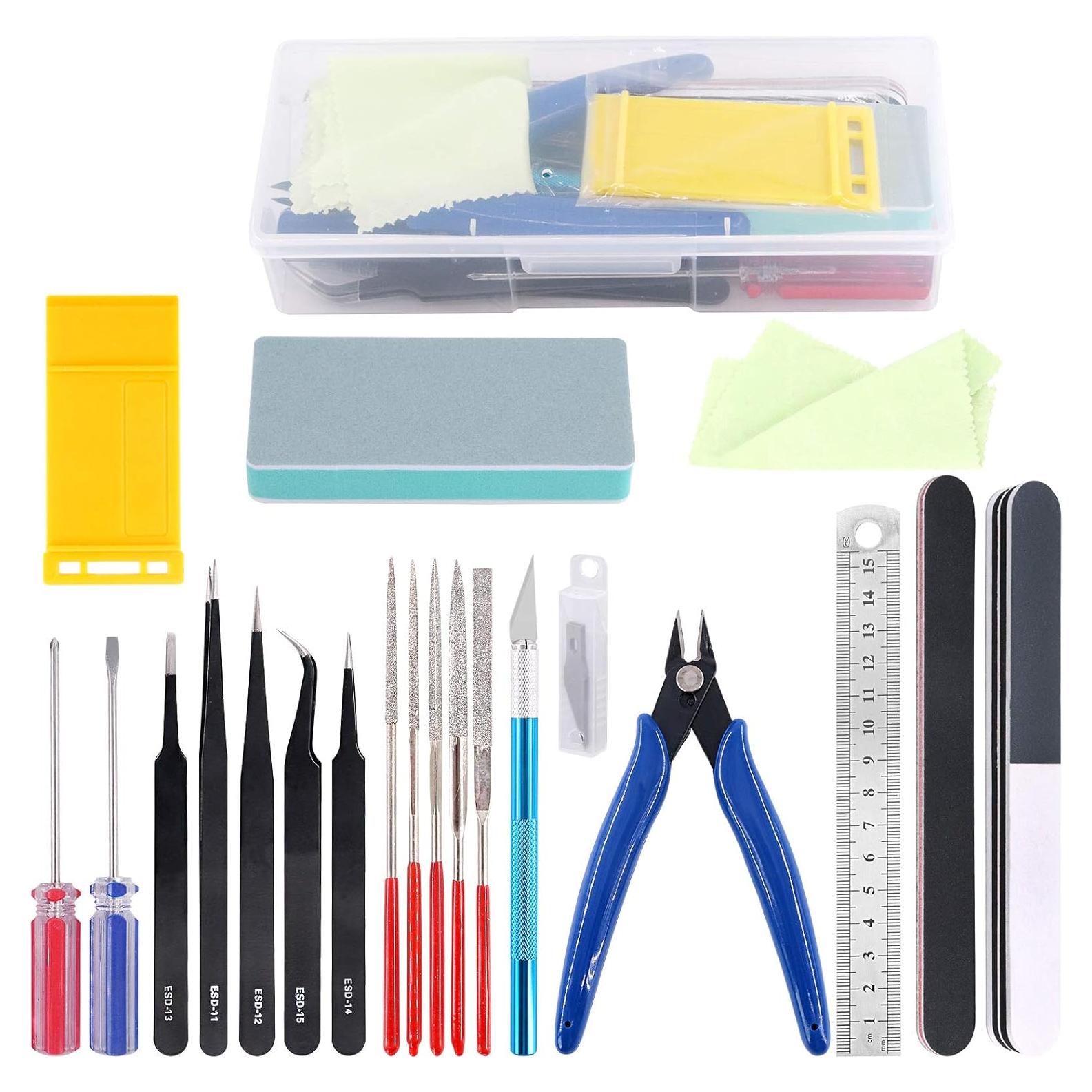 Juego de Herramientas para Modelistas Rustark 21 Piezas