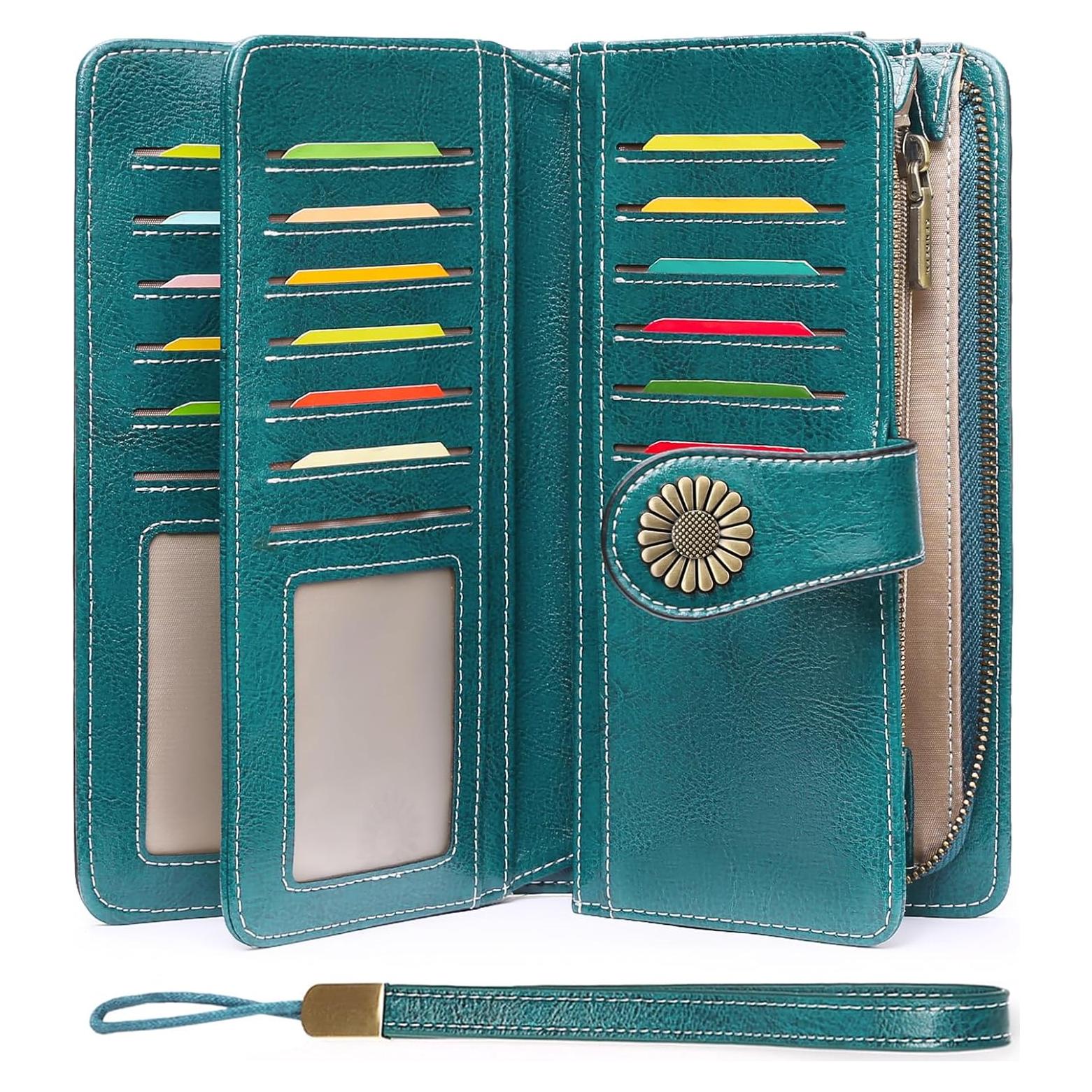 Cartera para Mujeres SENDEFN con Bloqueo RFID y Muñequera